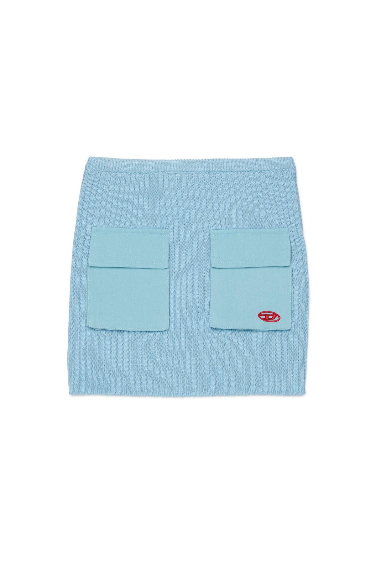 Ribbed knit skirt