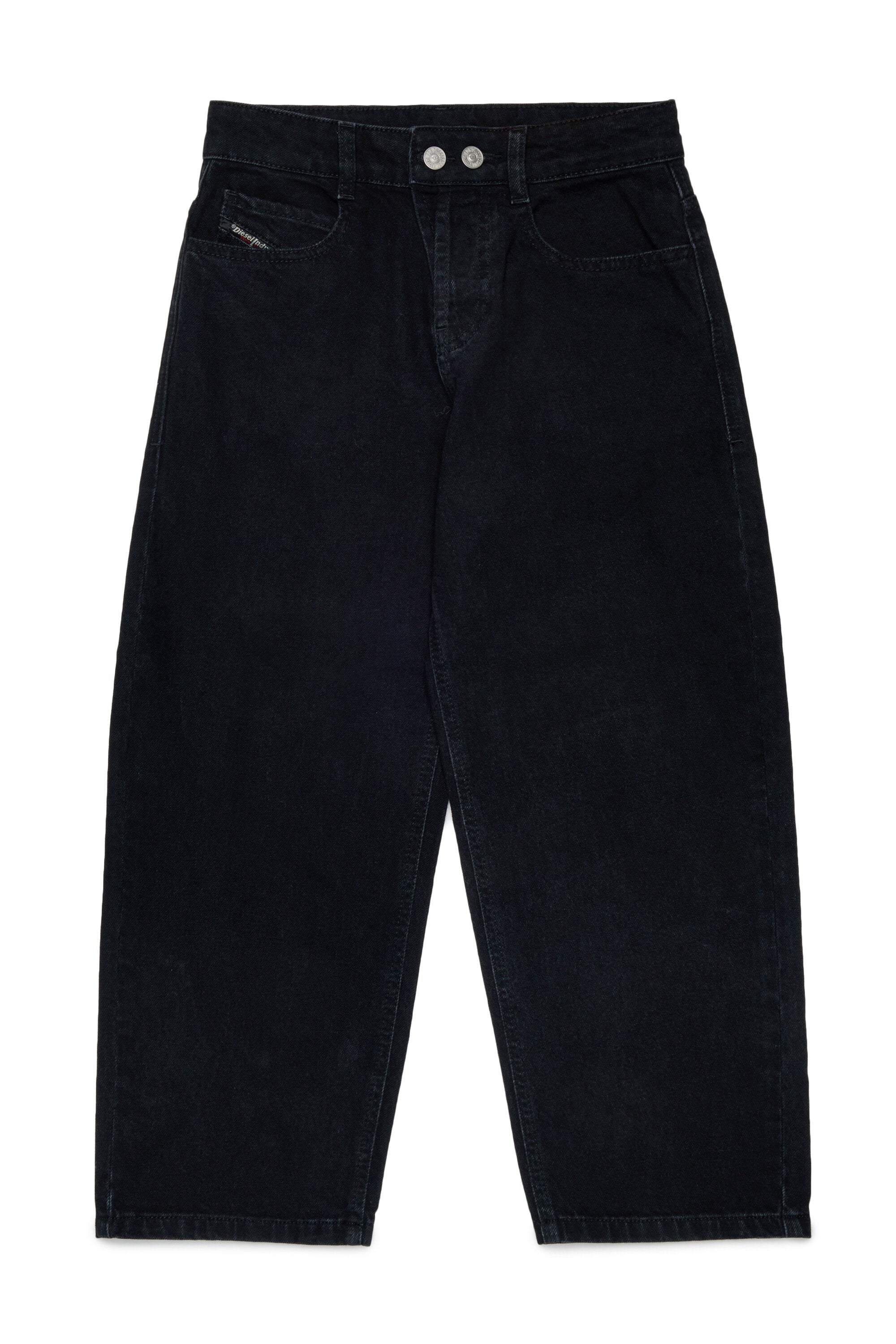 Black denim jeans, relaxed fit - D-Devon