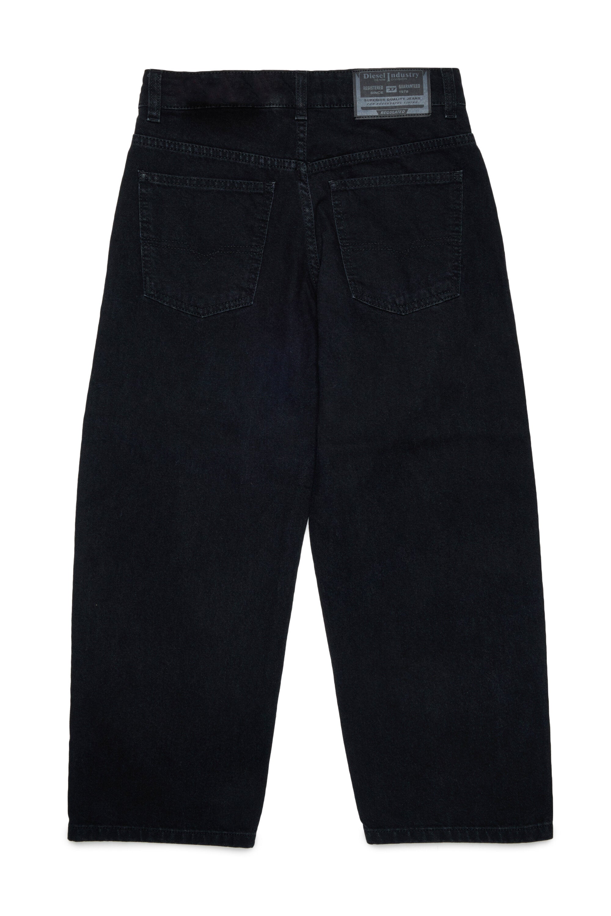 Black denim jeans, relaxed fit - D-Devon