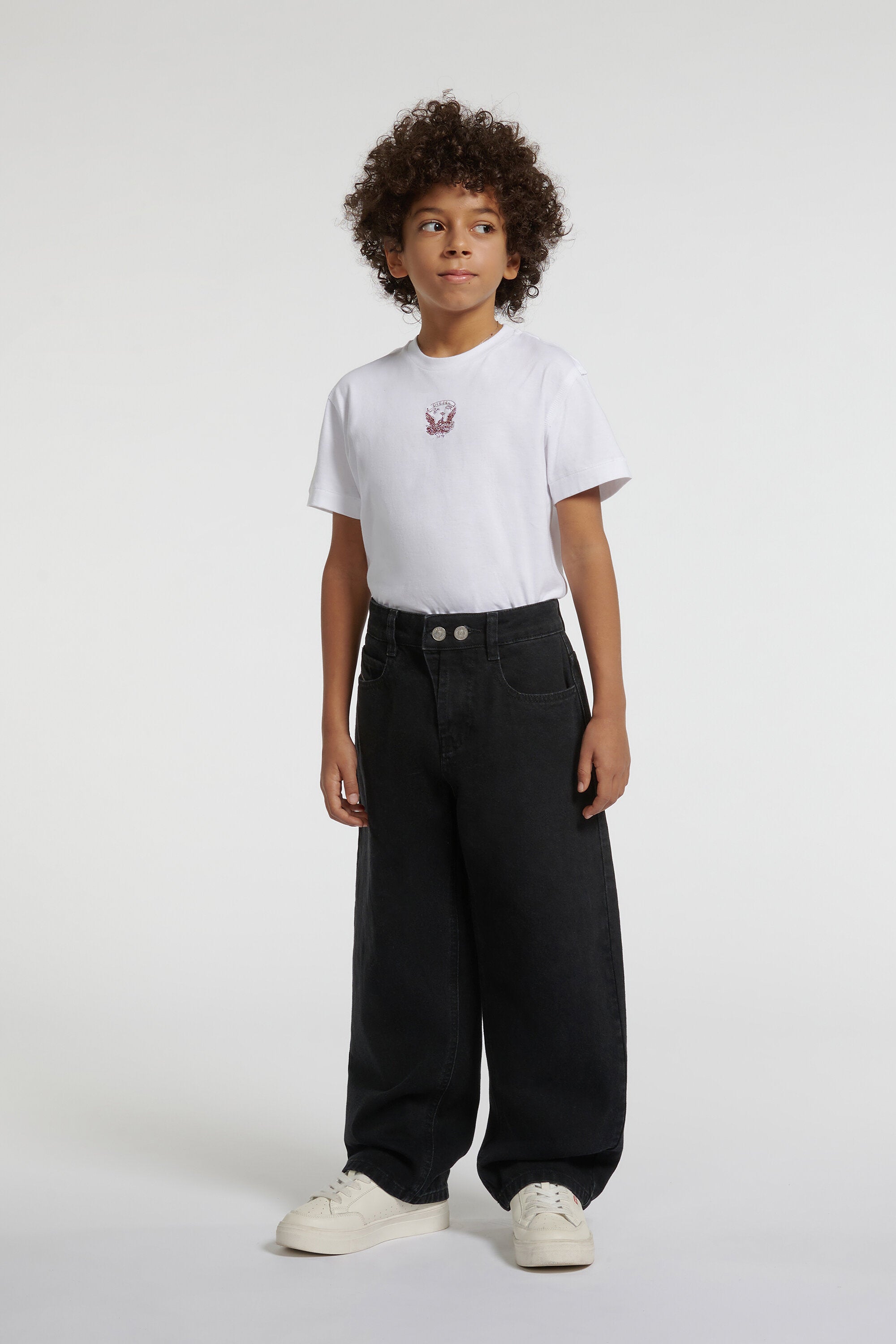 Black denim jeans, relaxed fit - D-Devon