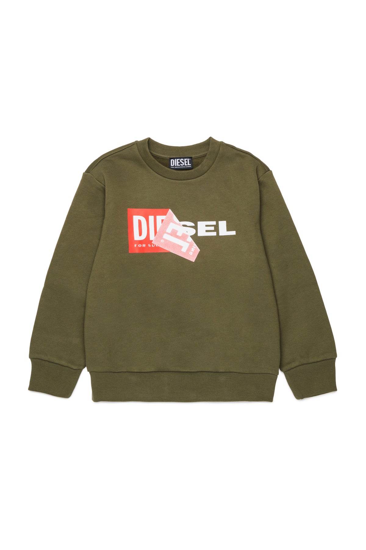 Crew-neck sweatshirt with logo