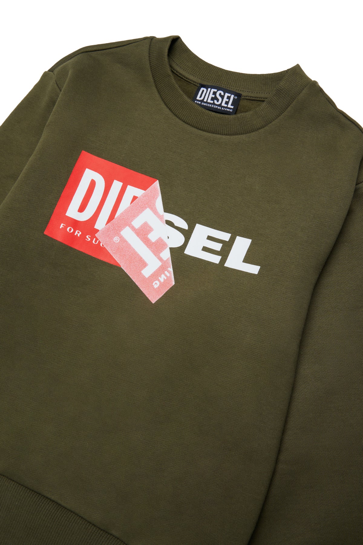 Crew-neck sweatshirt with logo