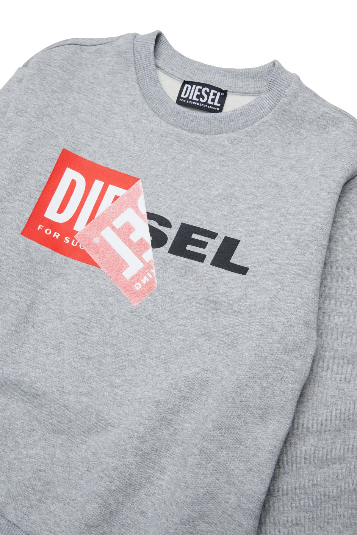 Crew-neck sweatshirt with logo