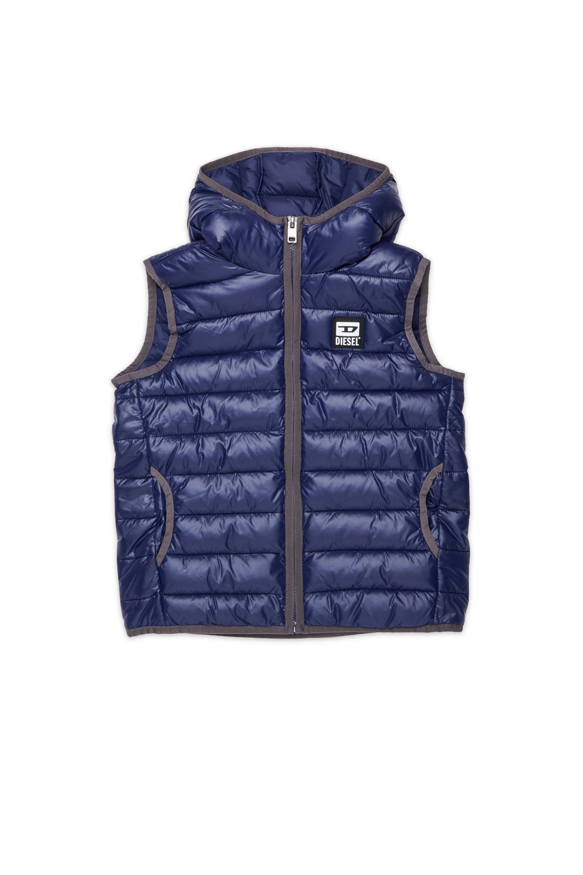 Padded vest with logo