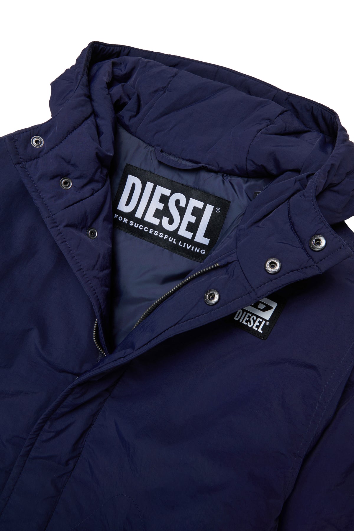 Padded jacket with logo