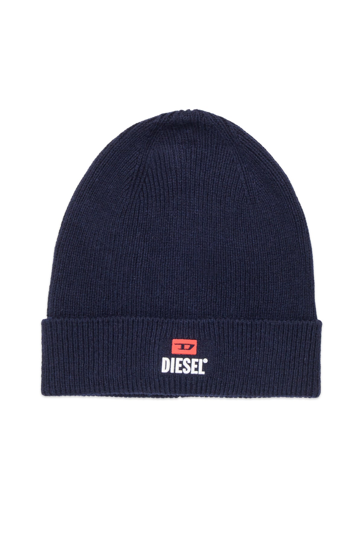 Wool and cotton blend cap with logo