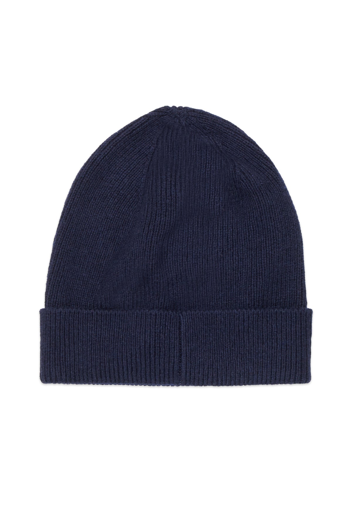 Wool and cotton blend cap with logo
