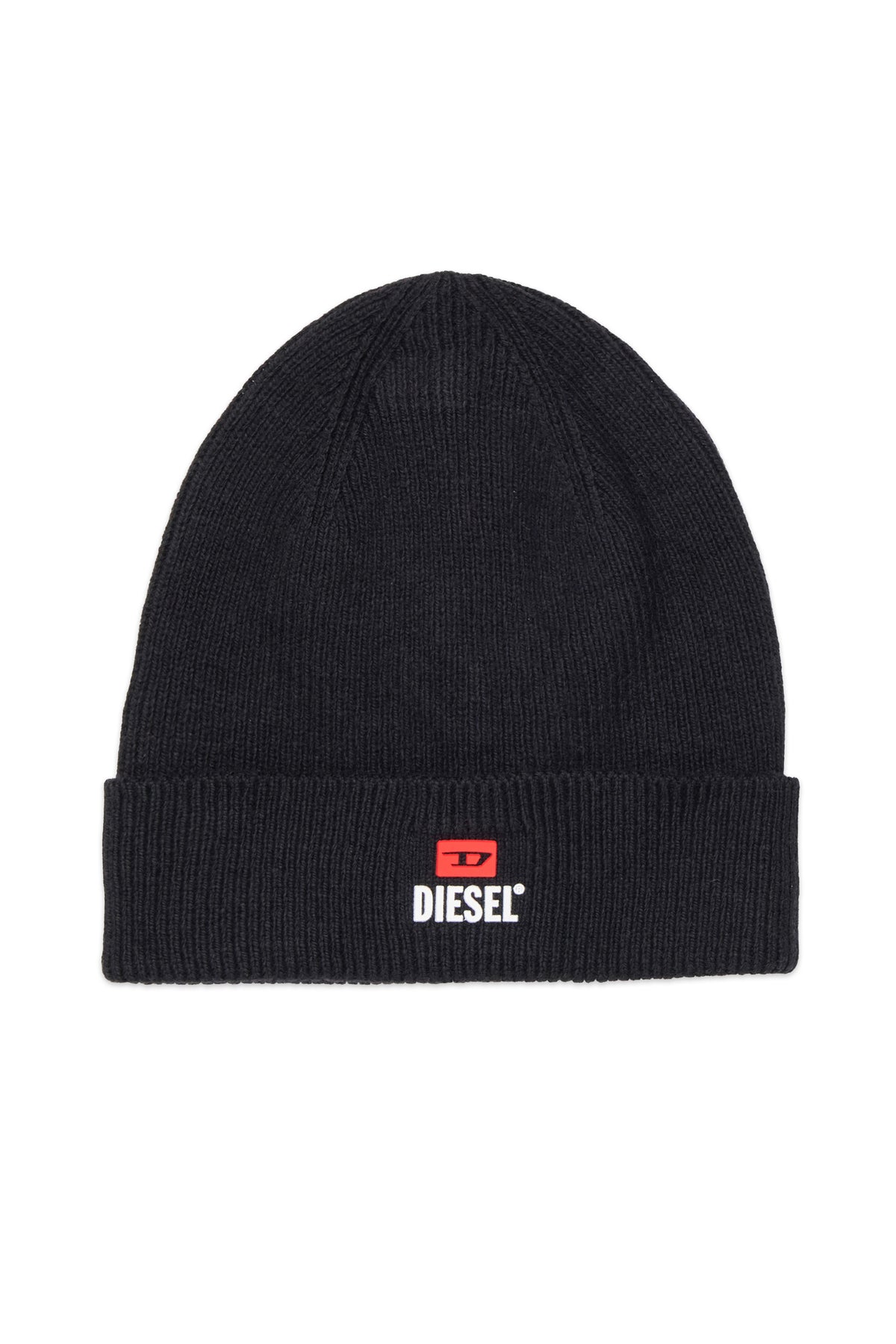 Wool and cotton blend cap with logo