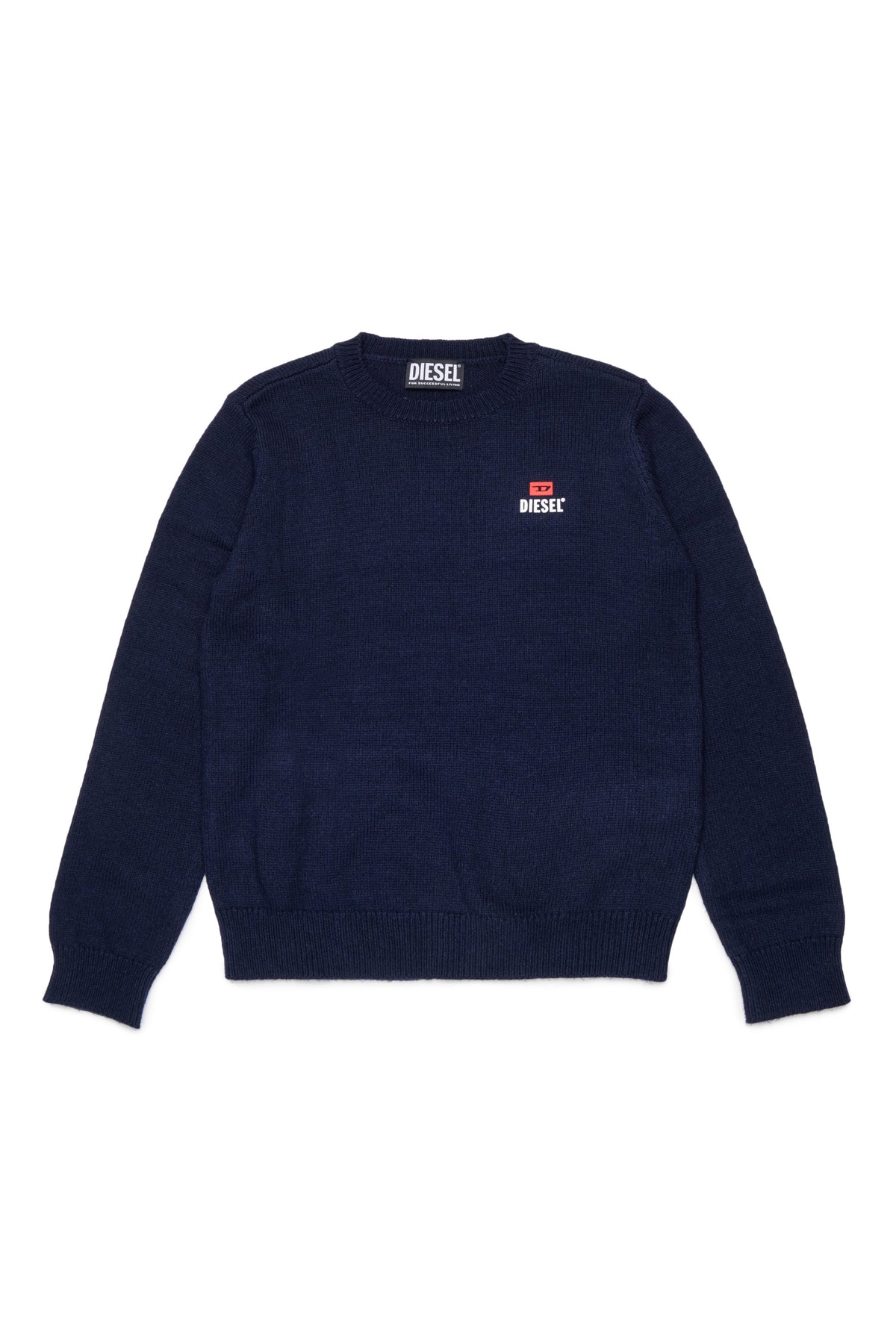 Crew neck pullover with logo