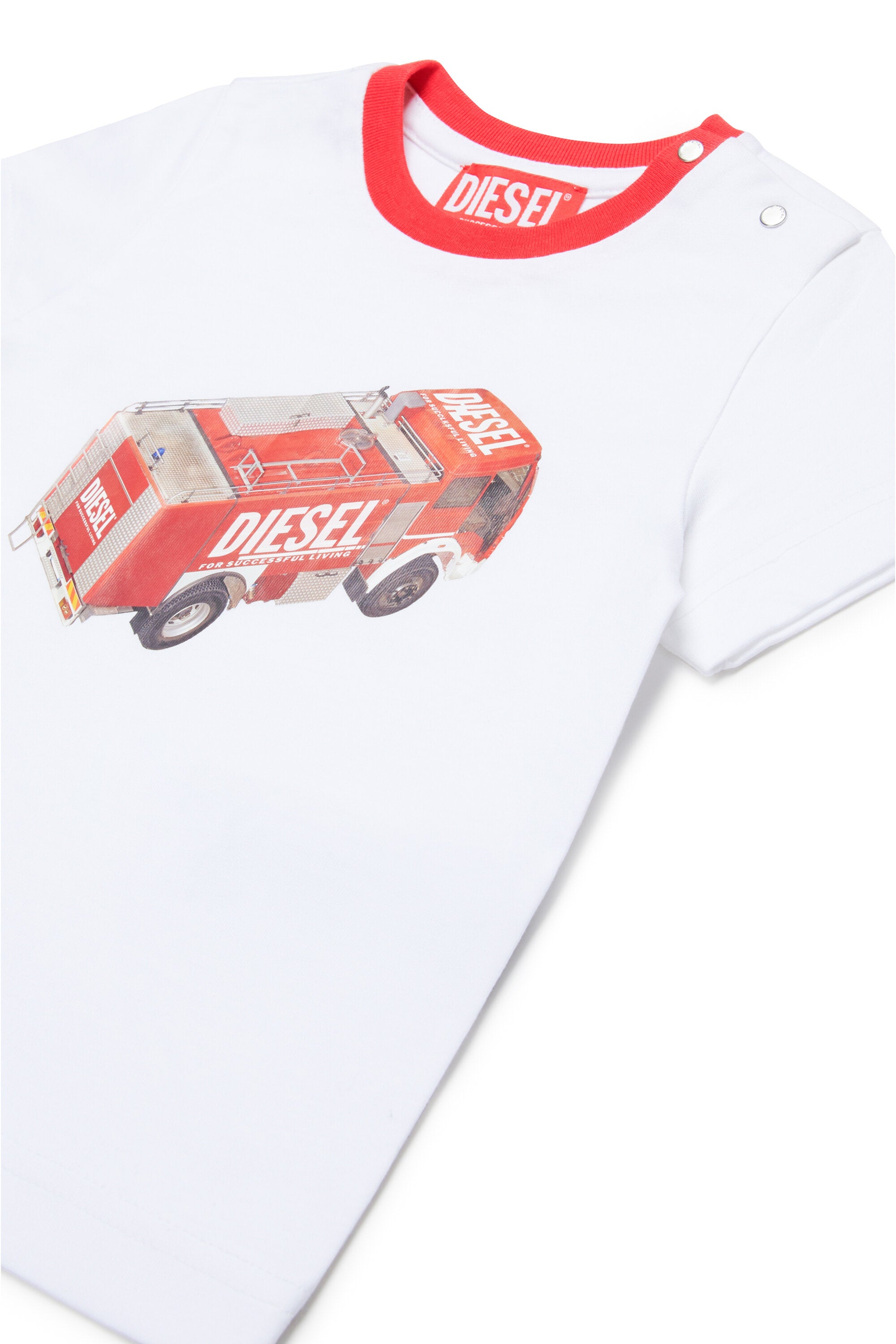 T-shirt with Fire Truck graphics