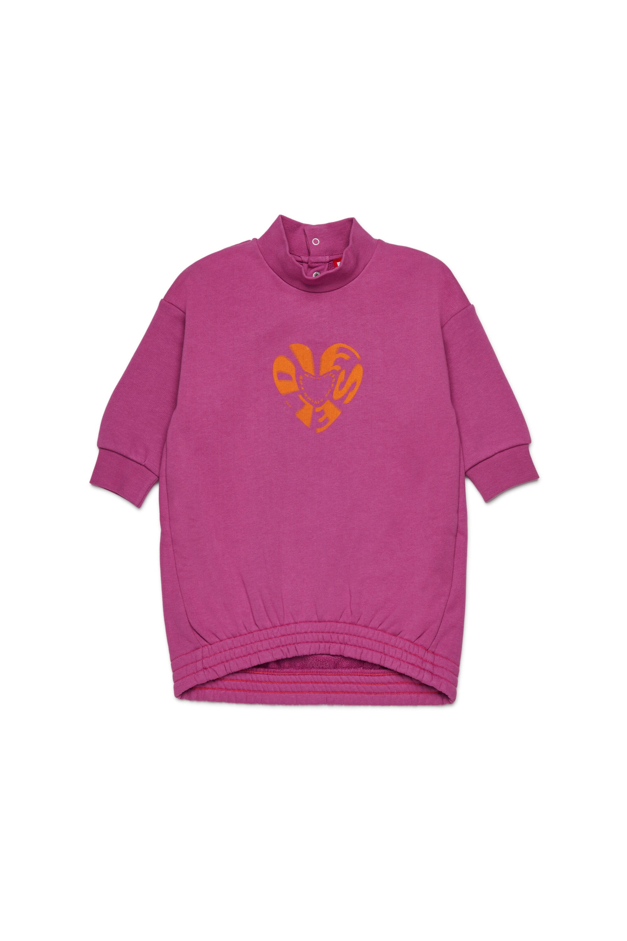 Egg shape dress with Diesel Heart graphic