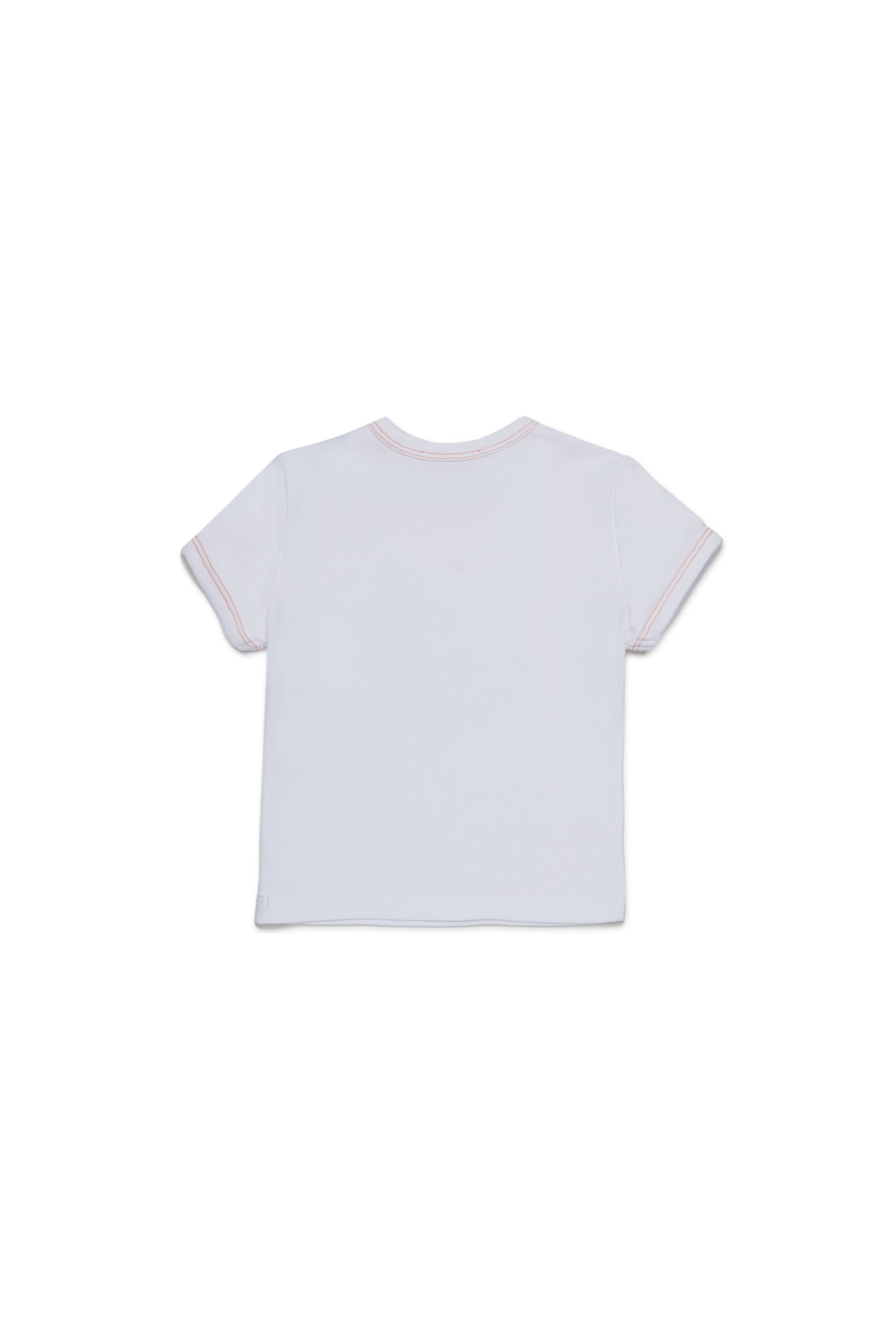 Stretch jersey T-shirt with Diesel Heart graphics