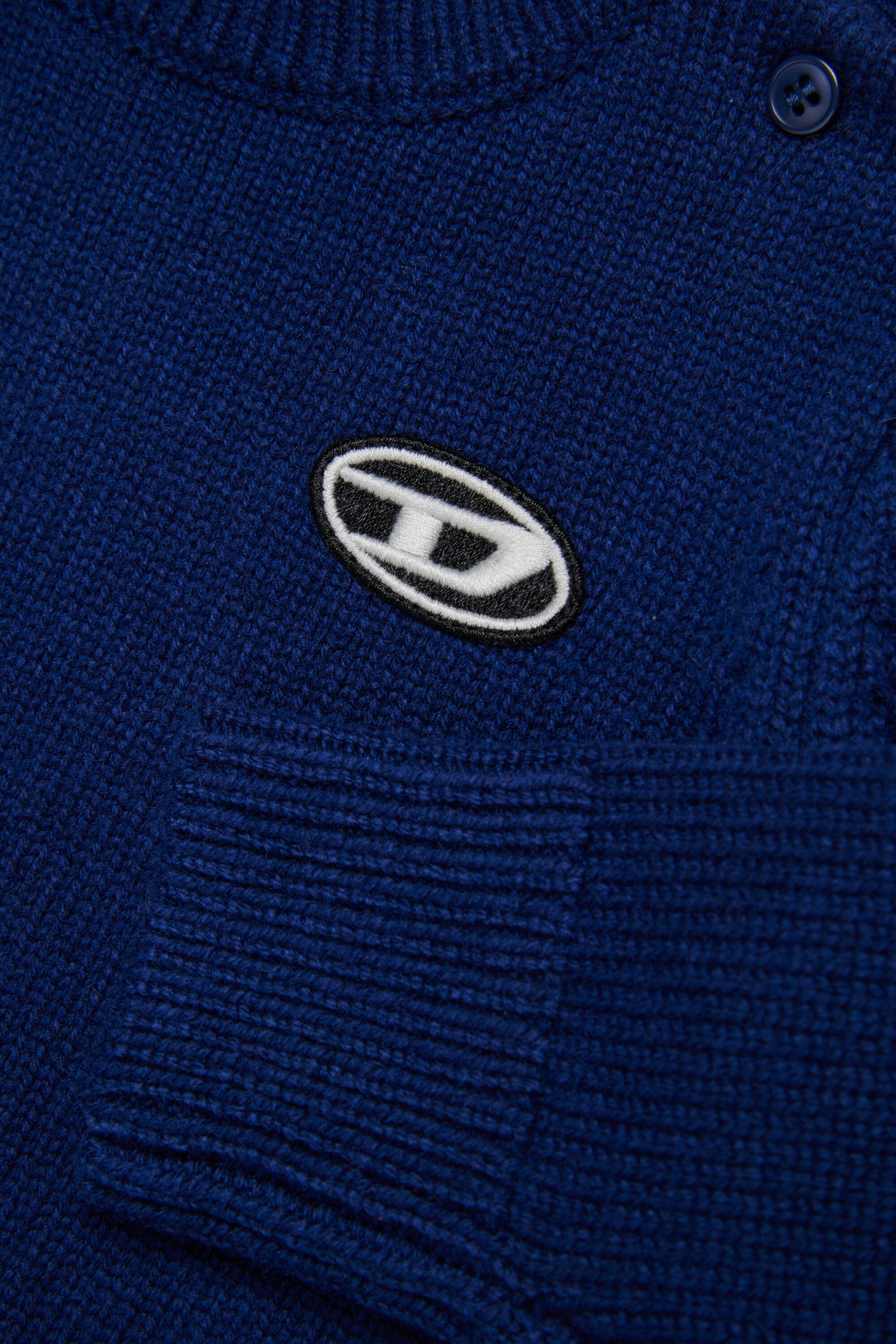 Cashmere-blend Sweater with patch Oval D