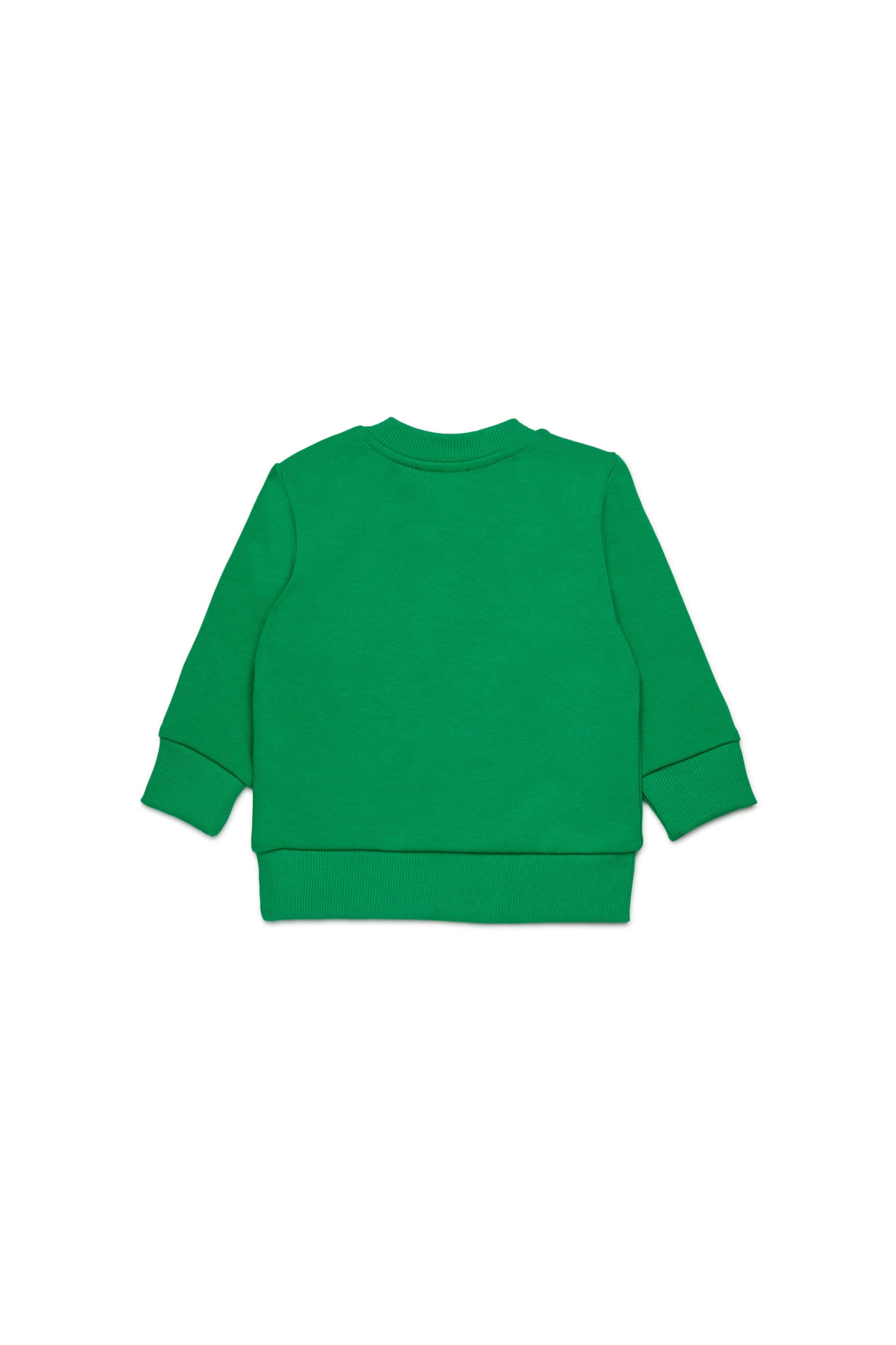 Crew-neck sweatshirt with Oval D maxi logo