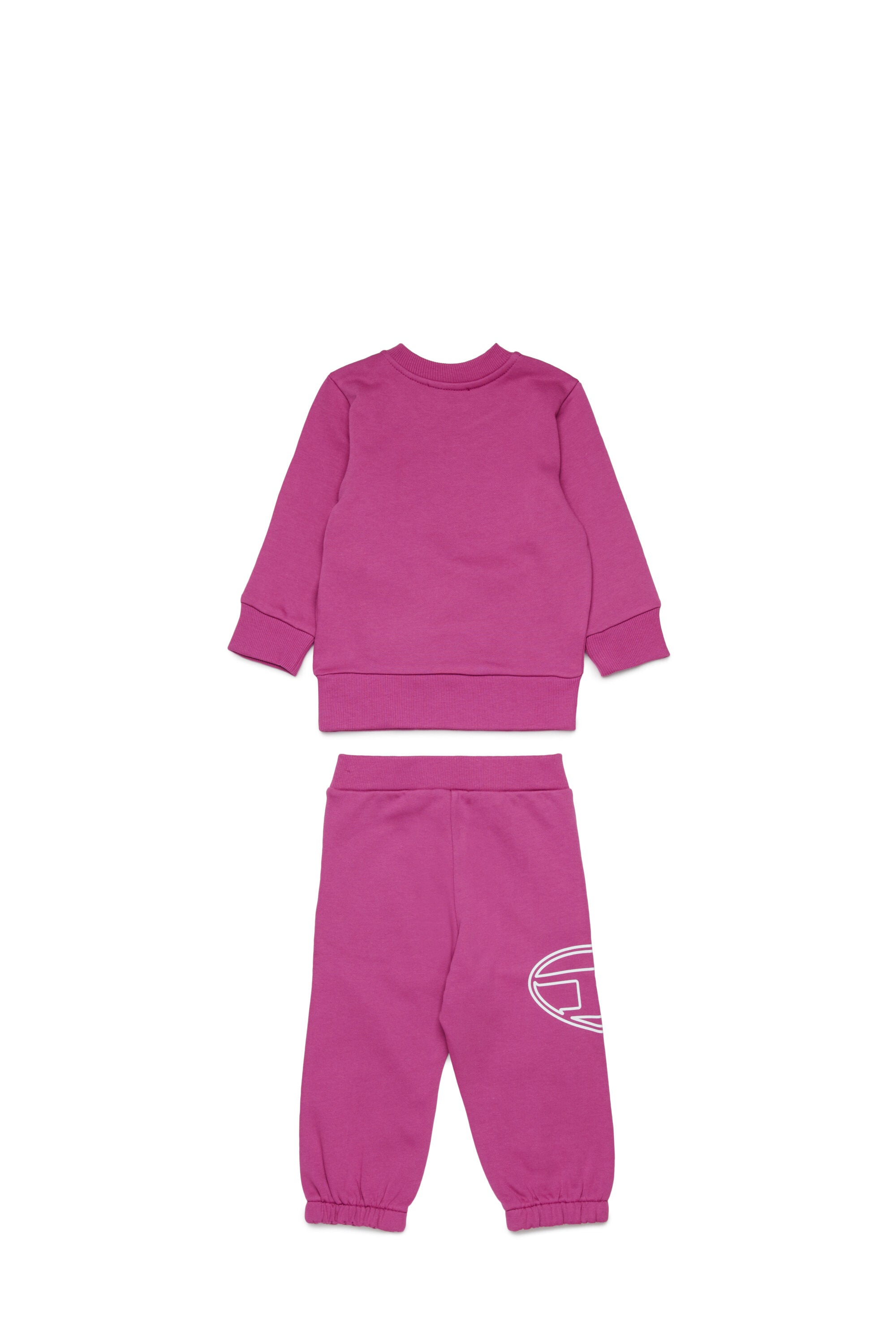 Tracksuit set with maxi logo print Oval D