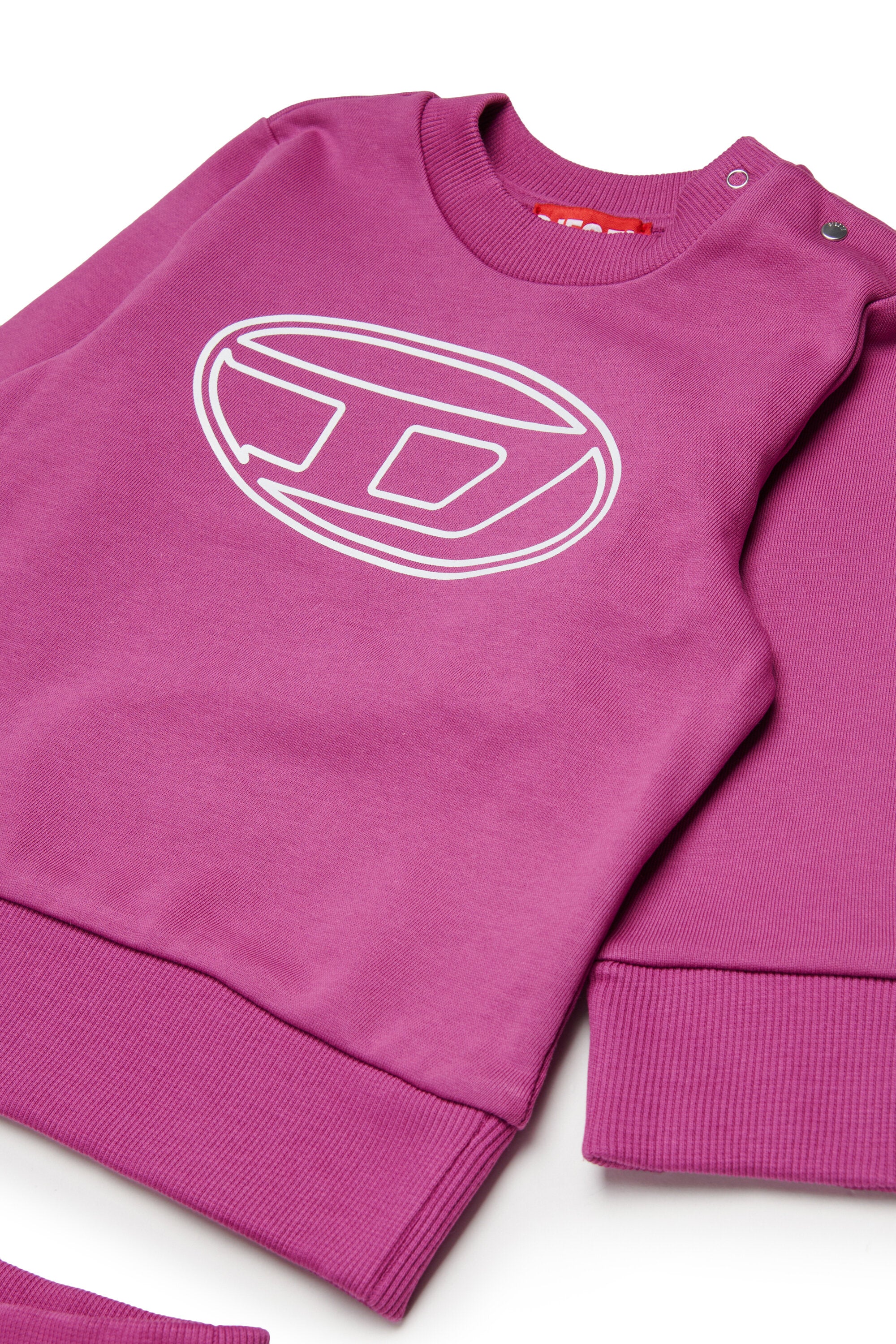 Tracksuit set with maxi logo print Oval D