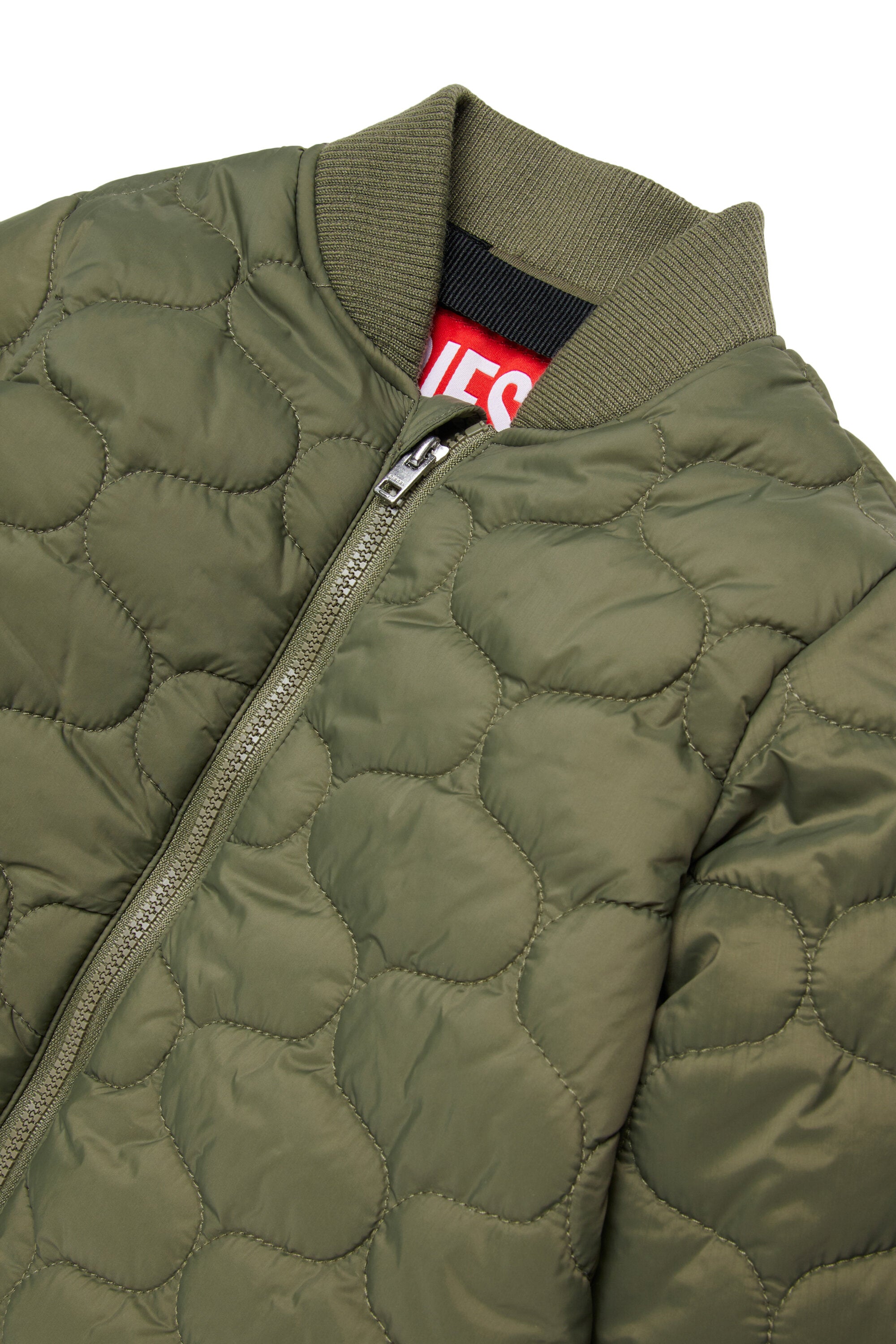 Lightweight padded jacket with printed logo