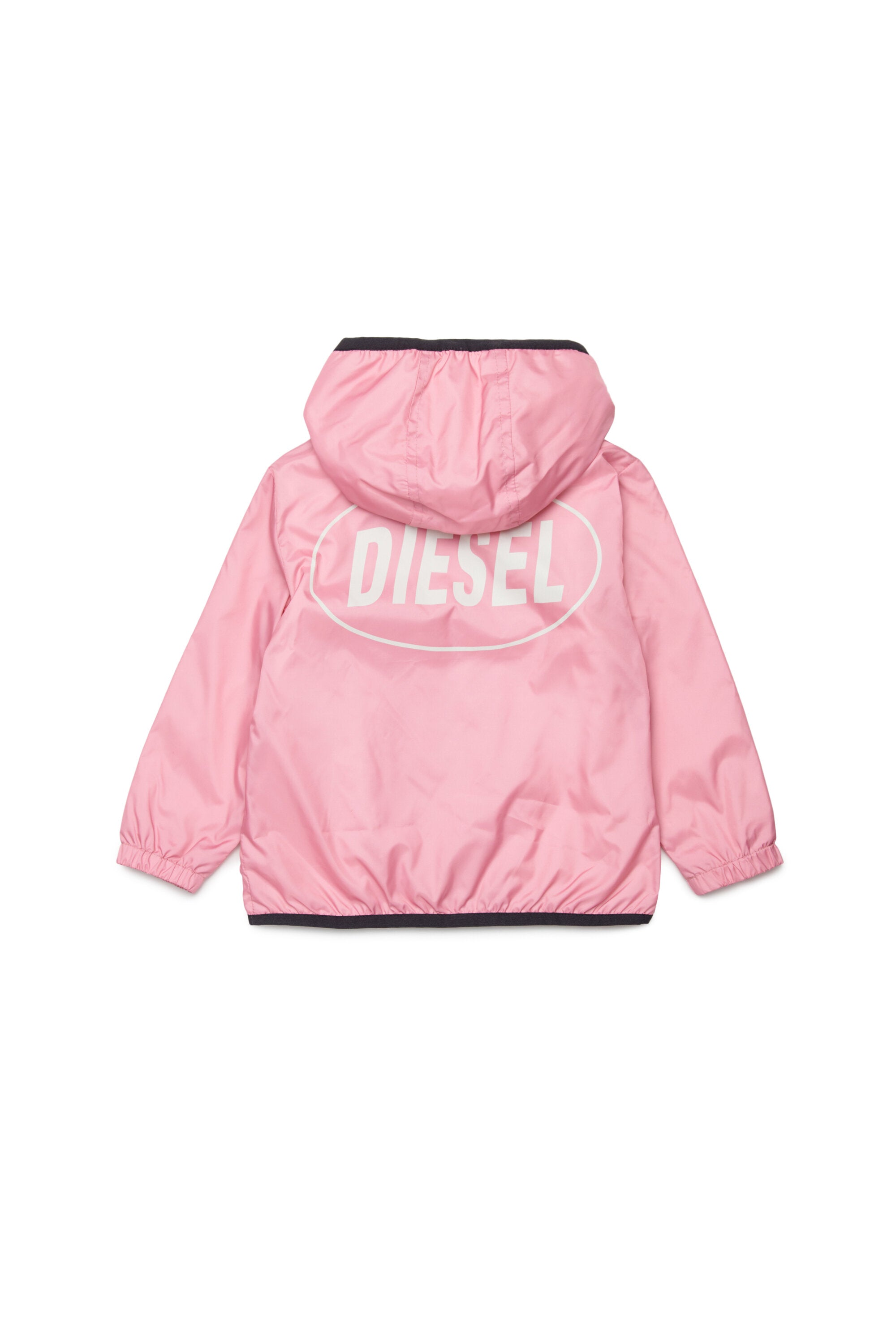 Windbreaker with printed logo