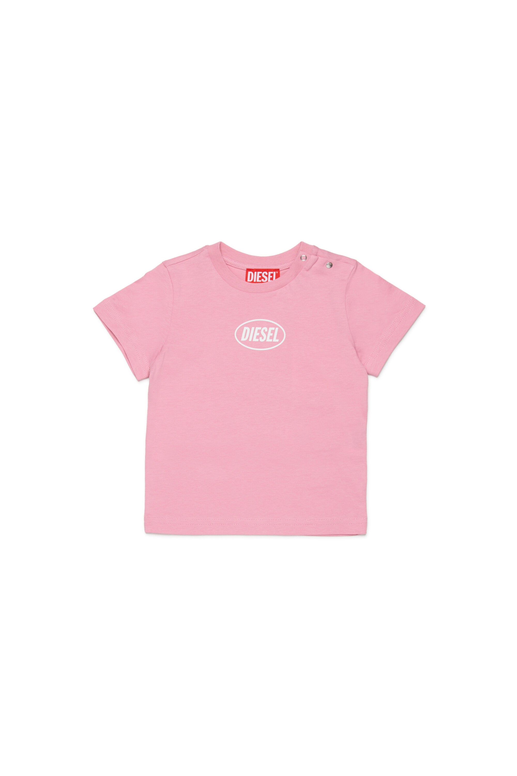 T-shirt with Oval Diesel logo