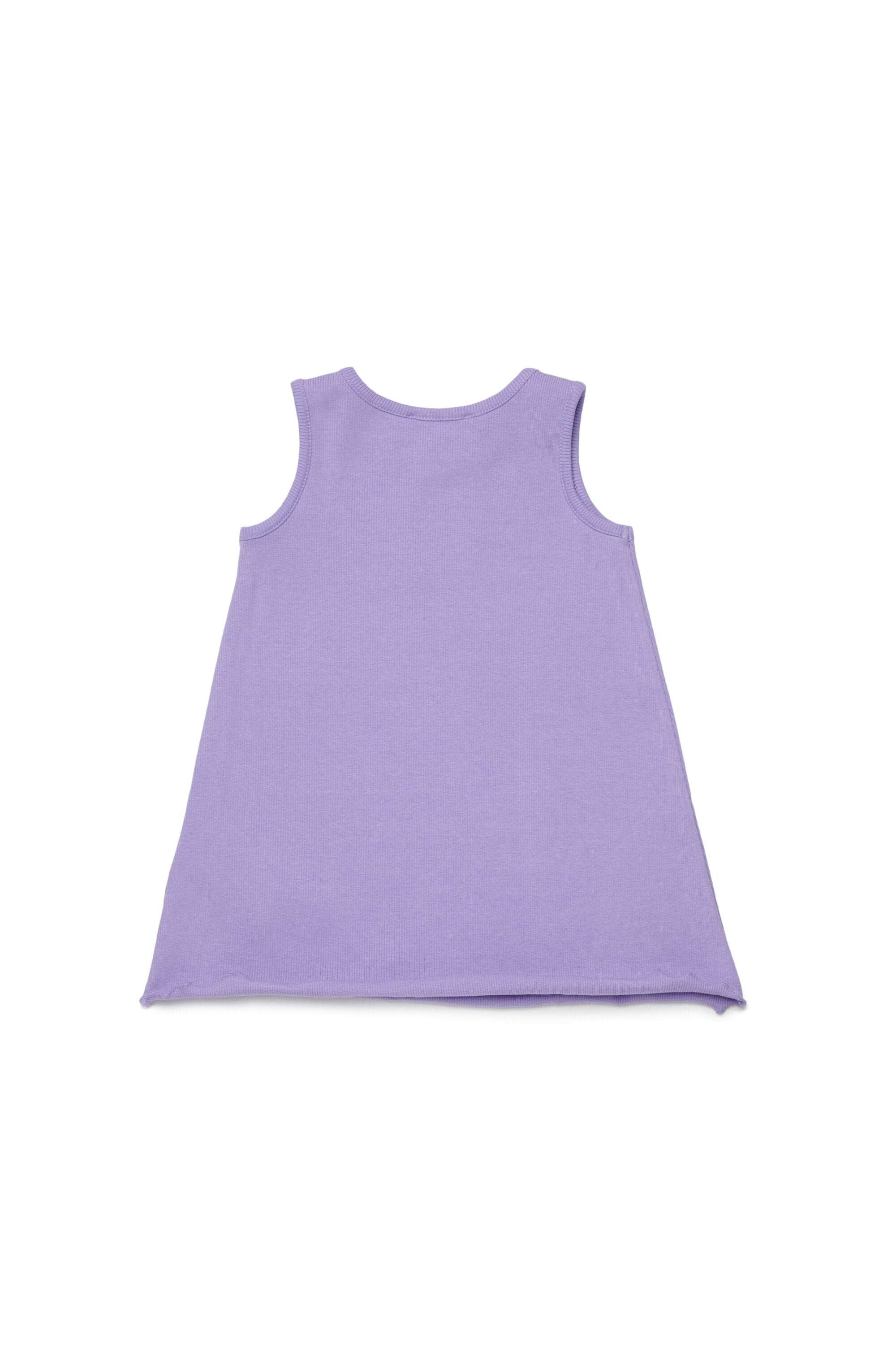 Sleeveless dress with logo
