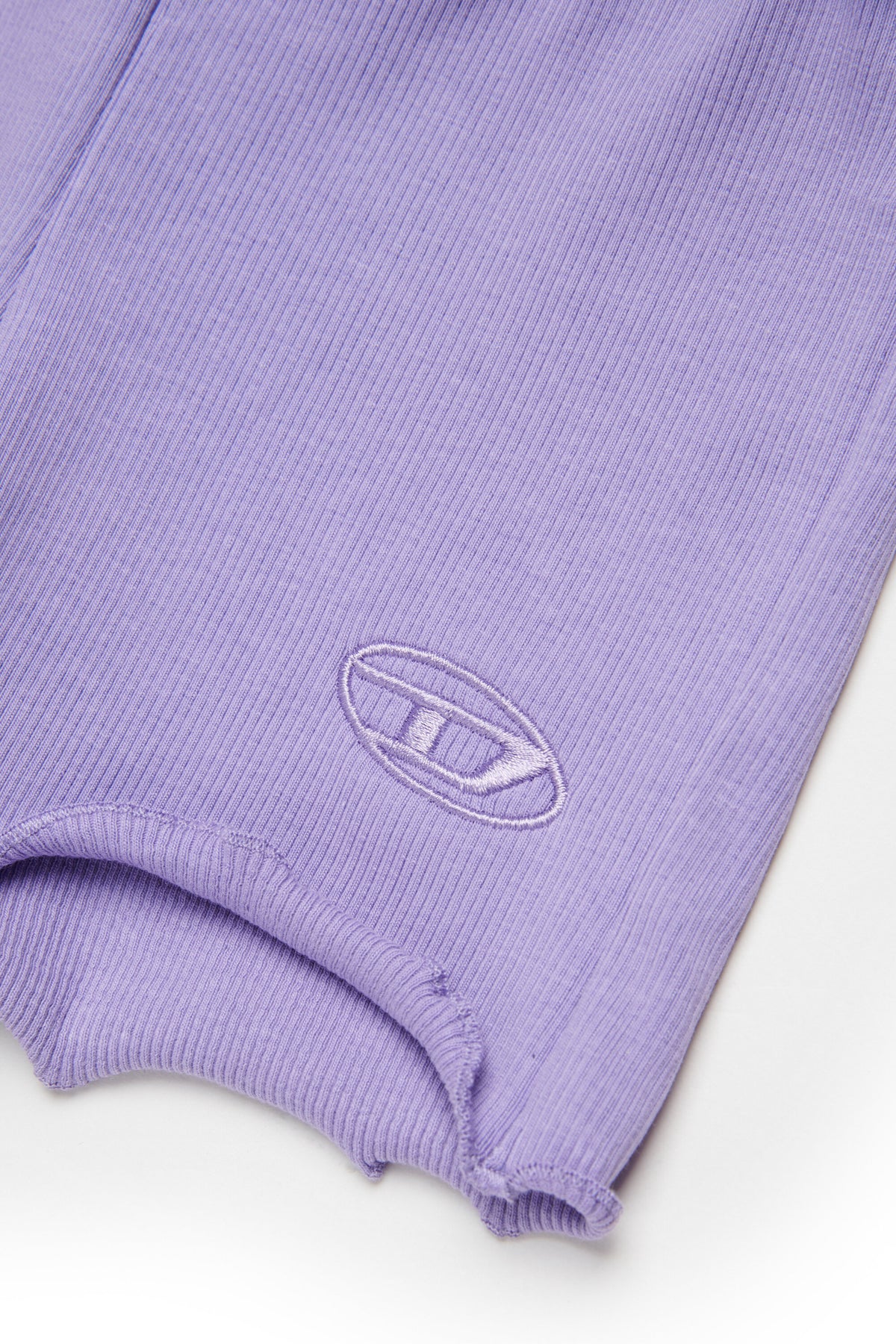 Fleece shorts with logo