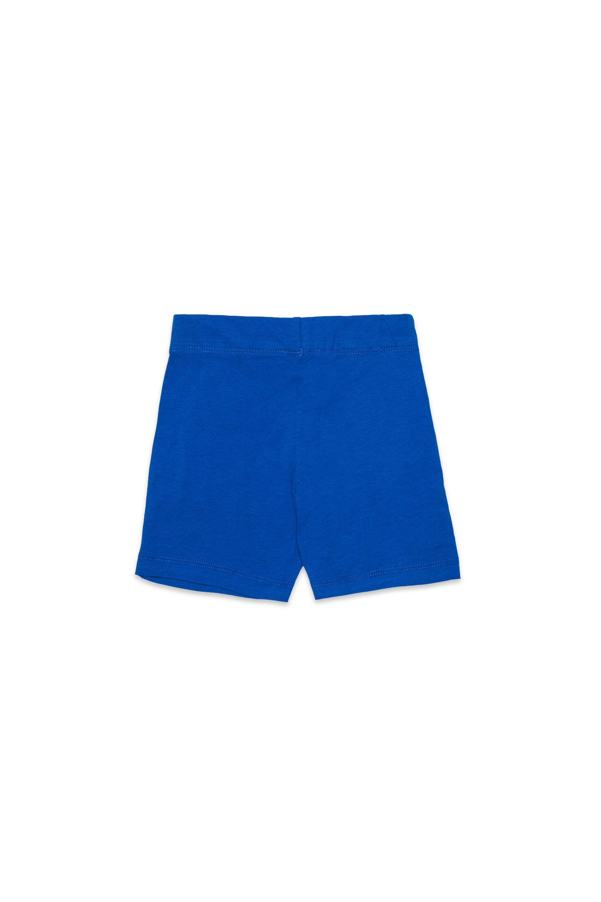 Fleece shorts with logo