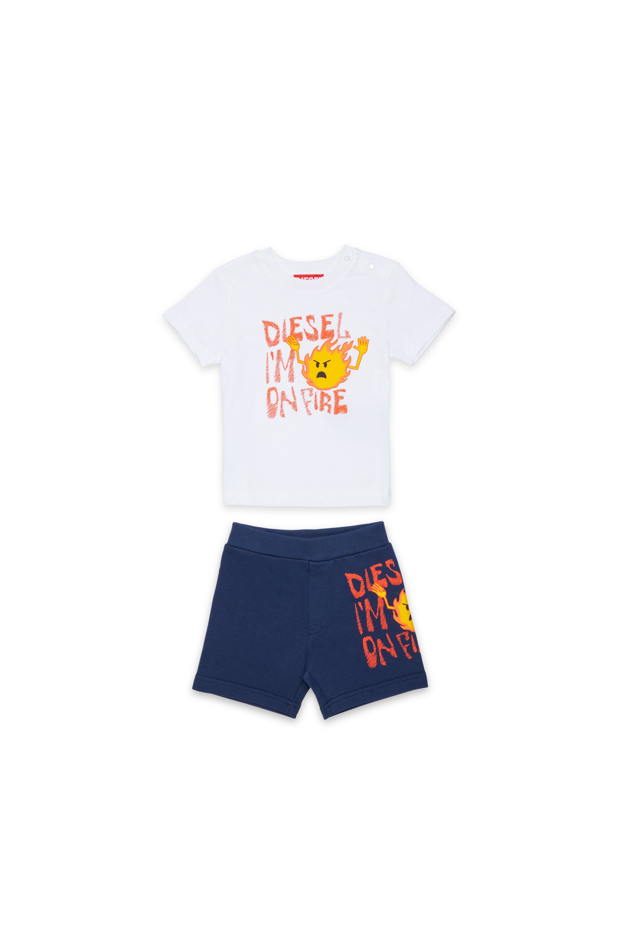 Tracksuit set with logo and print