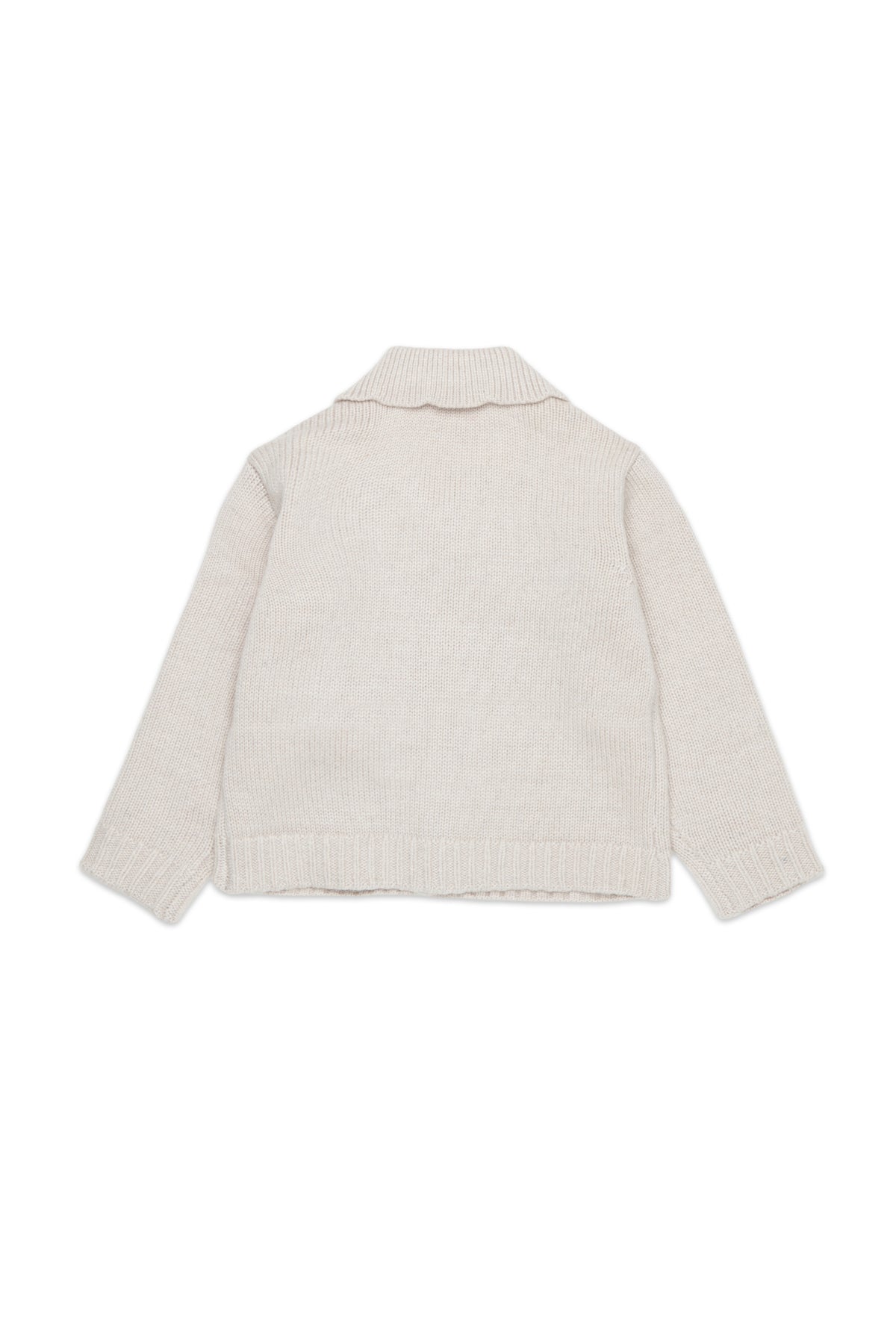 Knitted cardigan with logo