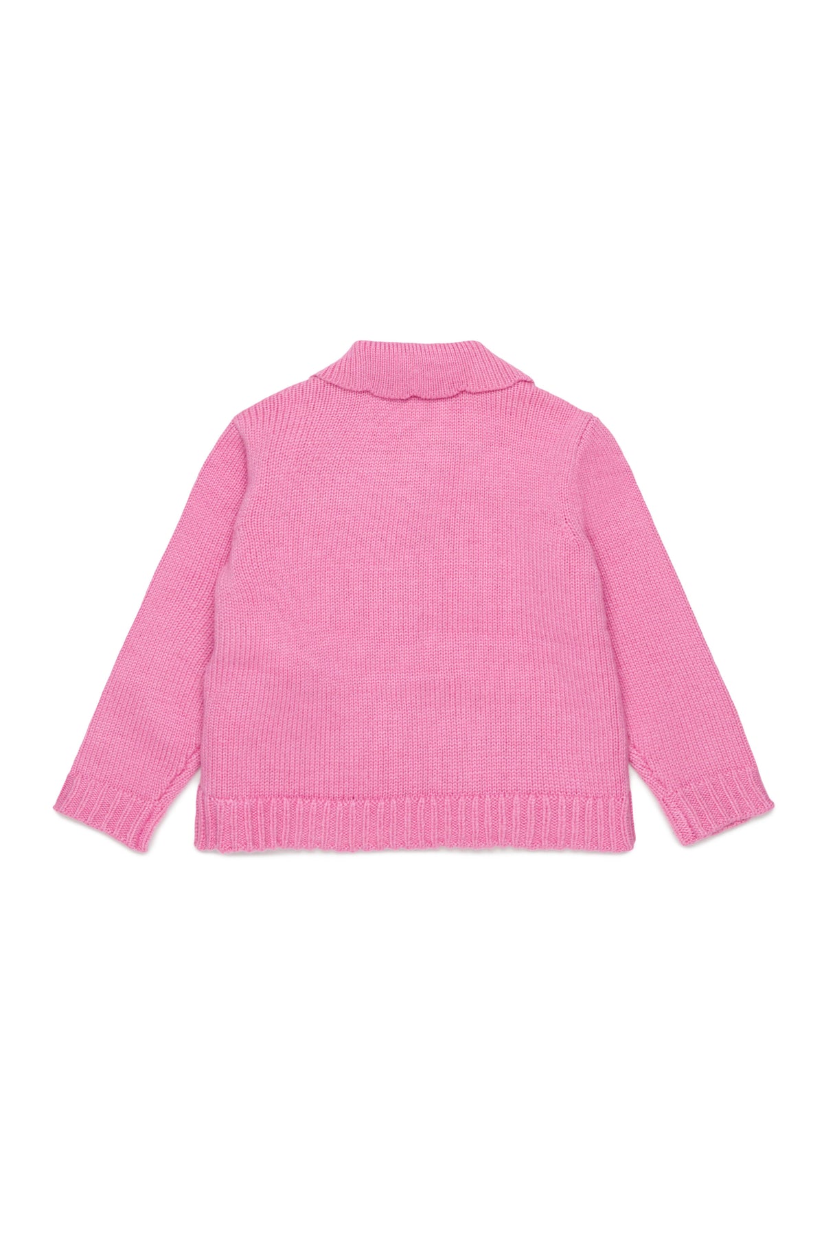 Knitted cardigan with logo