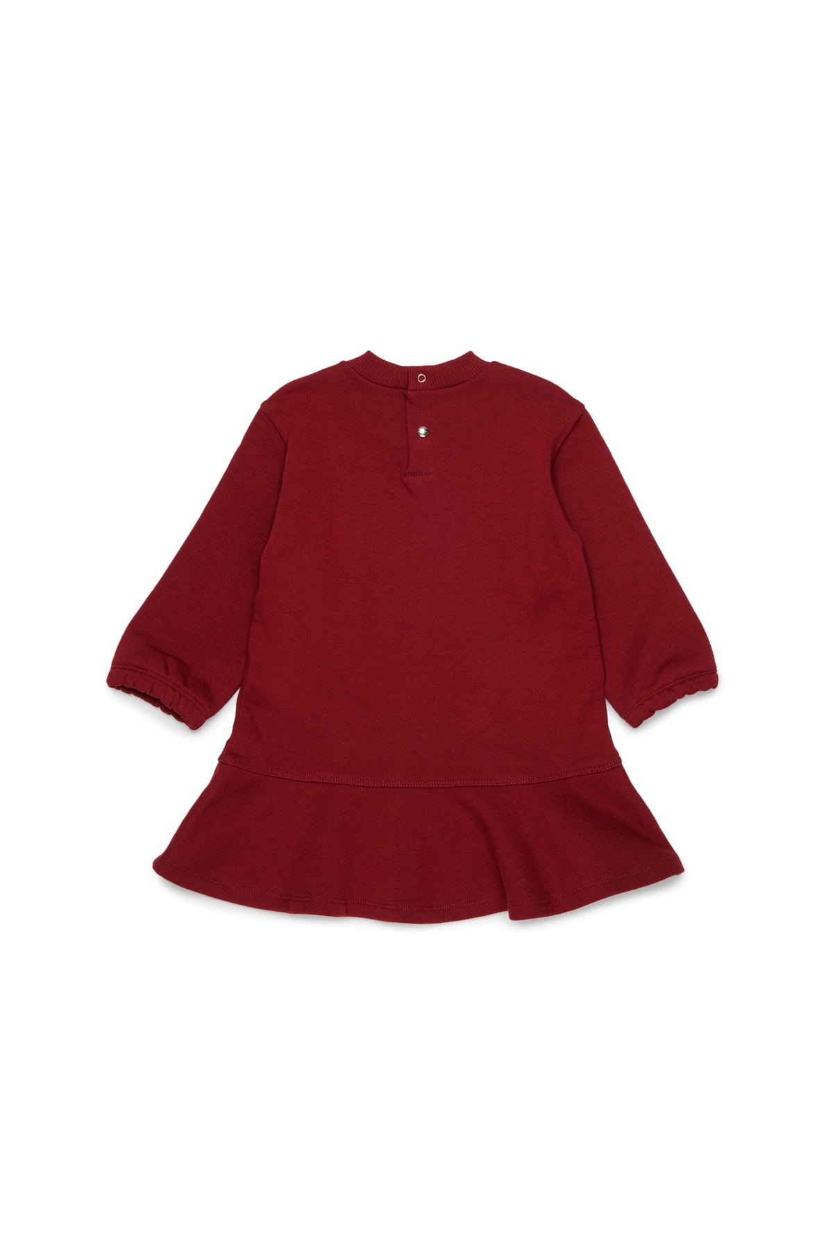 Fleece dress with logo