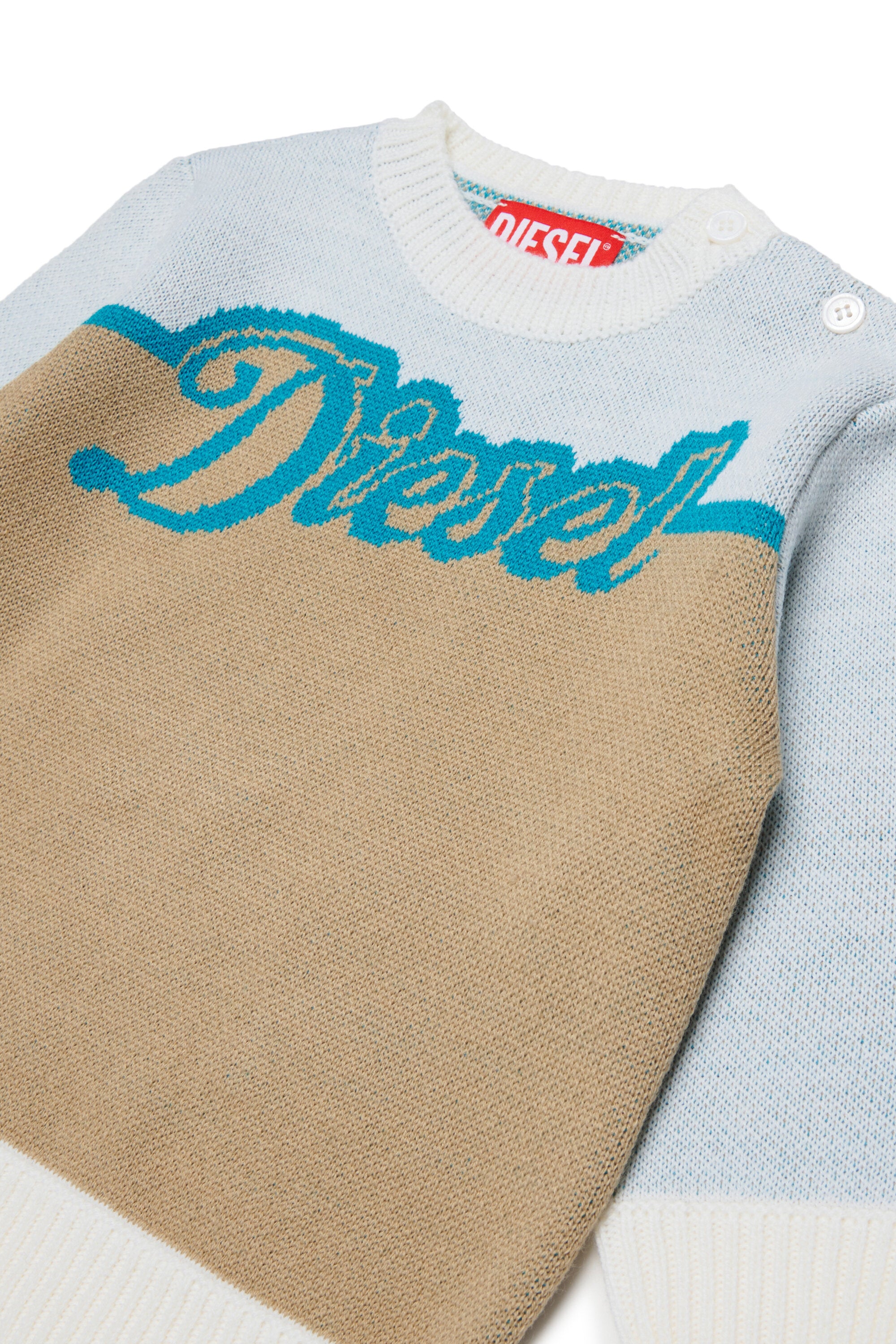 Crew-neck pullover with logo