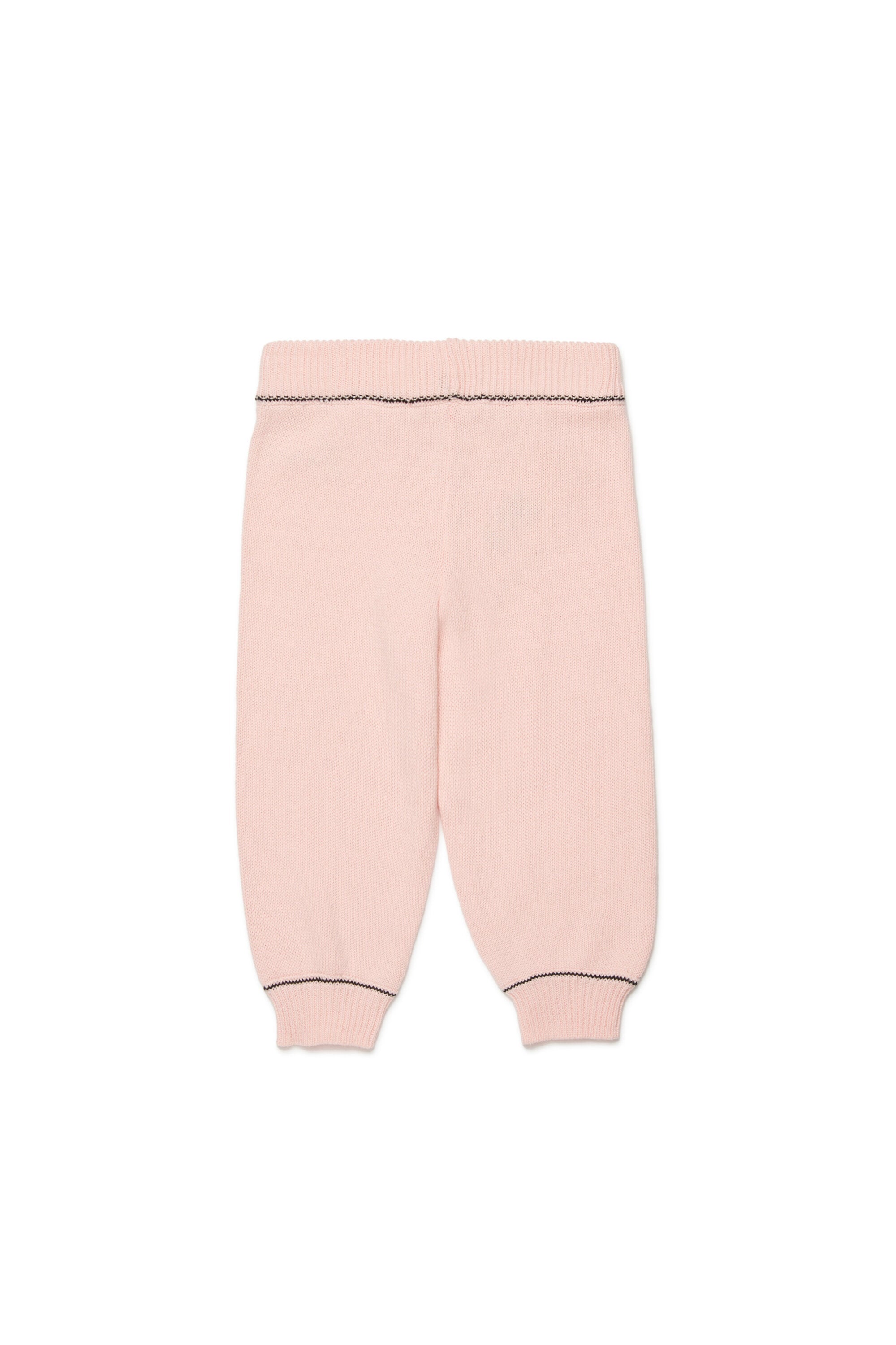 Knit pants with logo
