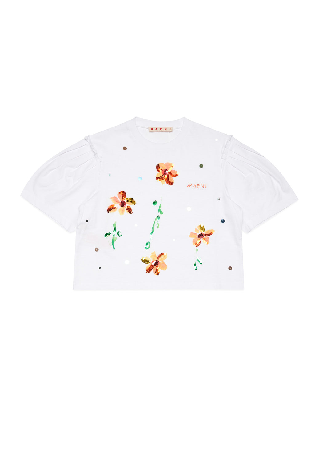 T-shirt with floral graphics