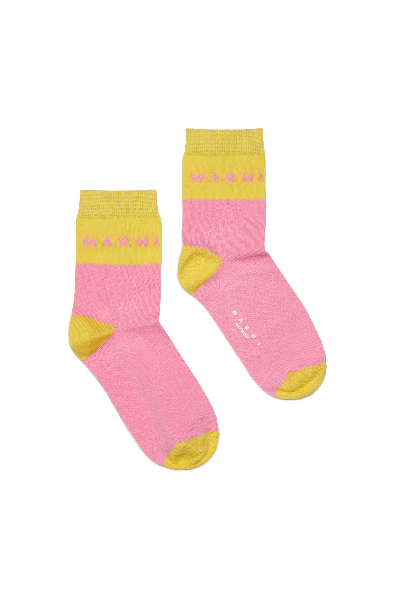 Colorblock branded socks 