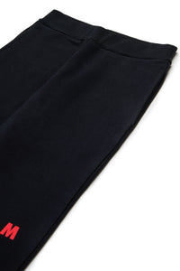 Branded fleece jogger trousers