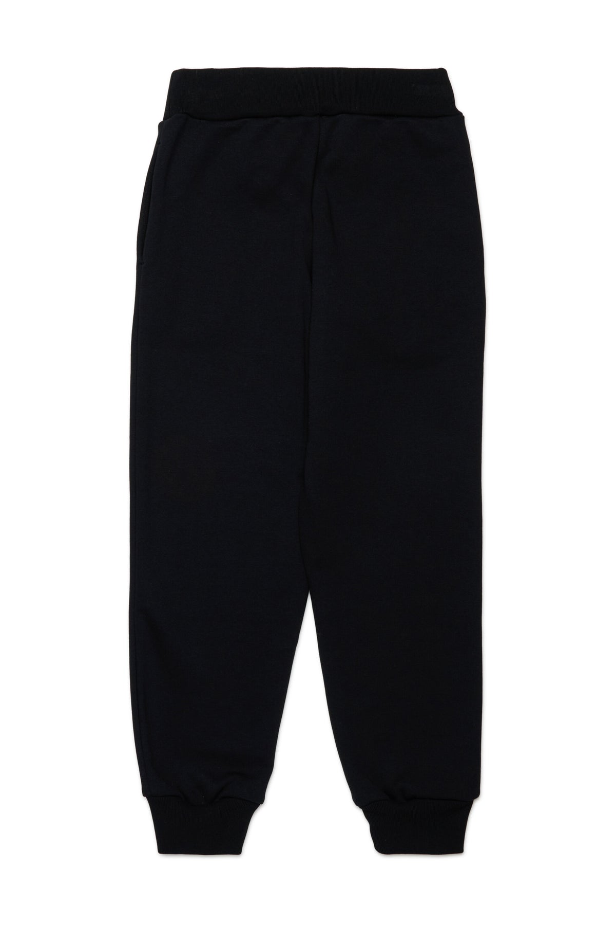 Fleece jogger pants with logo