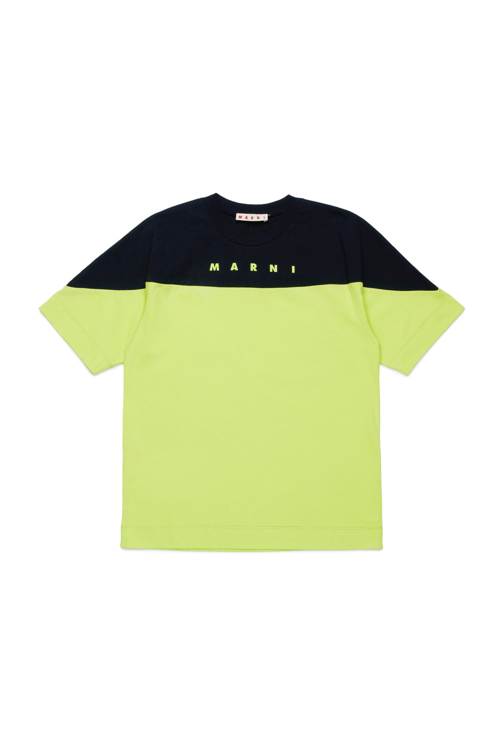 Branded colourblock T-shirt
