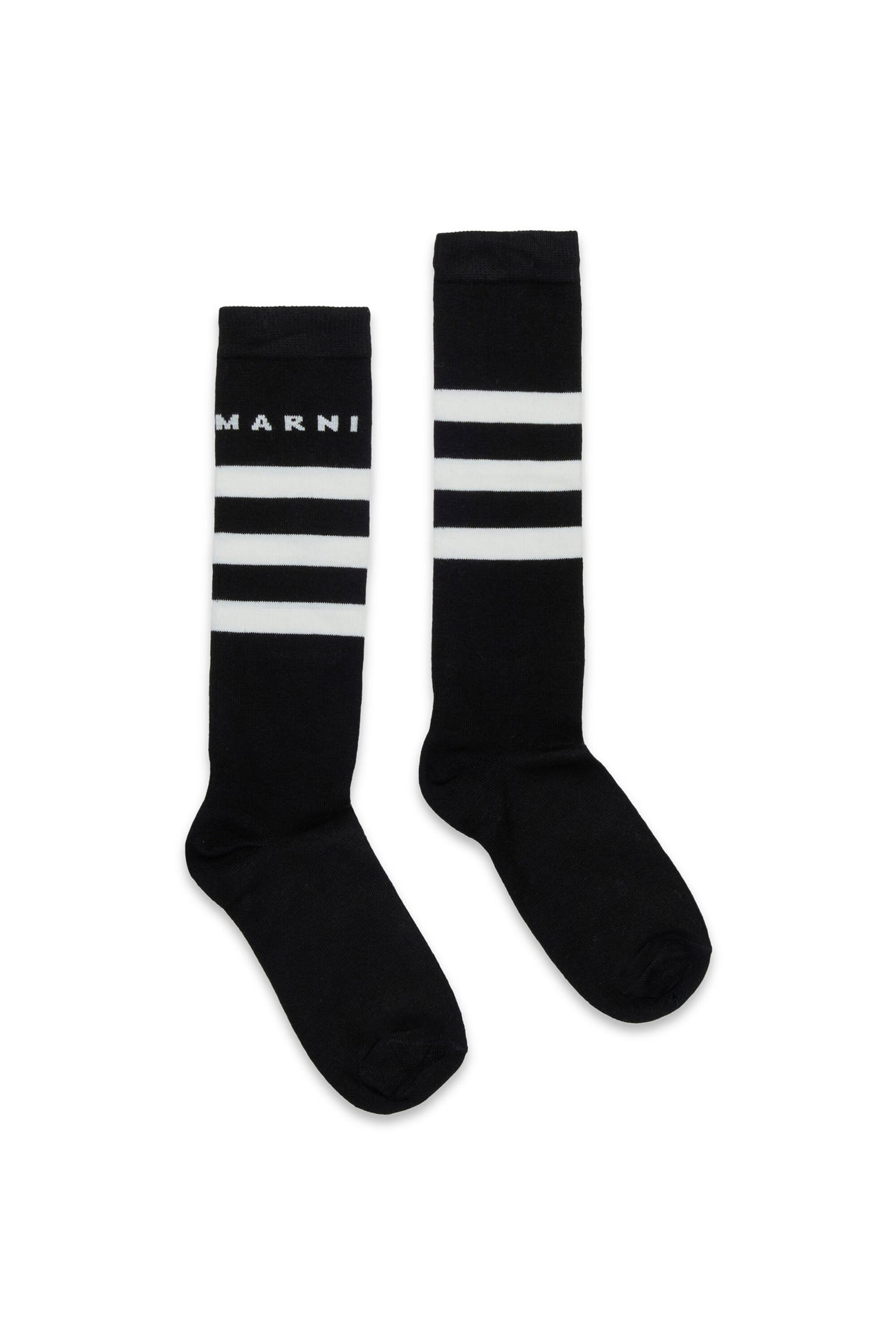 Striped cotton-blend socks 