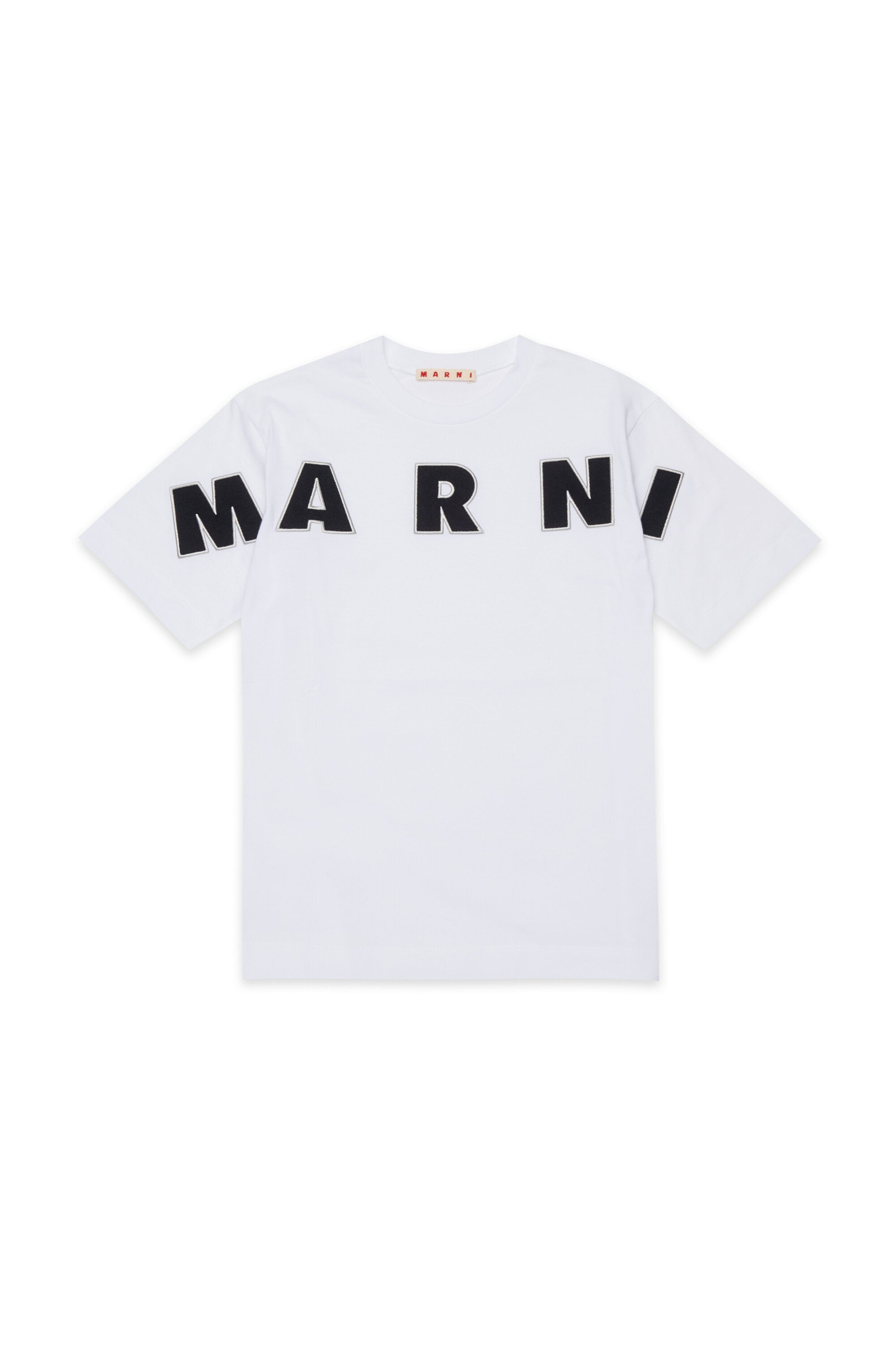 T-shirt with embroidered logo
