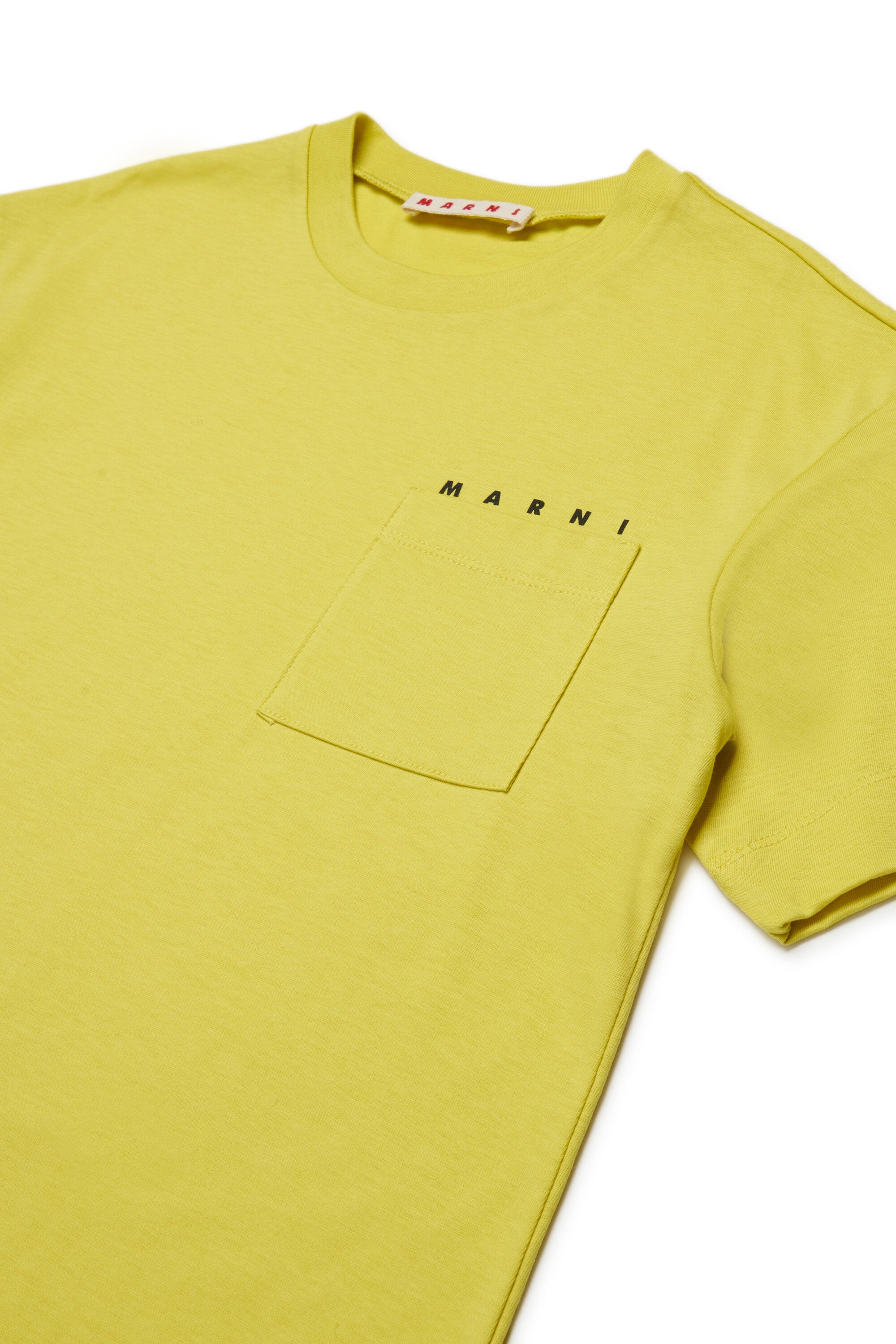 Jersey T-shirt with breast pocket