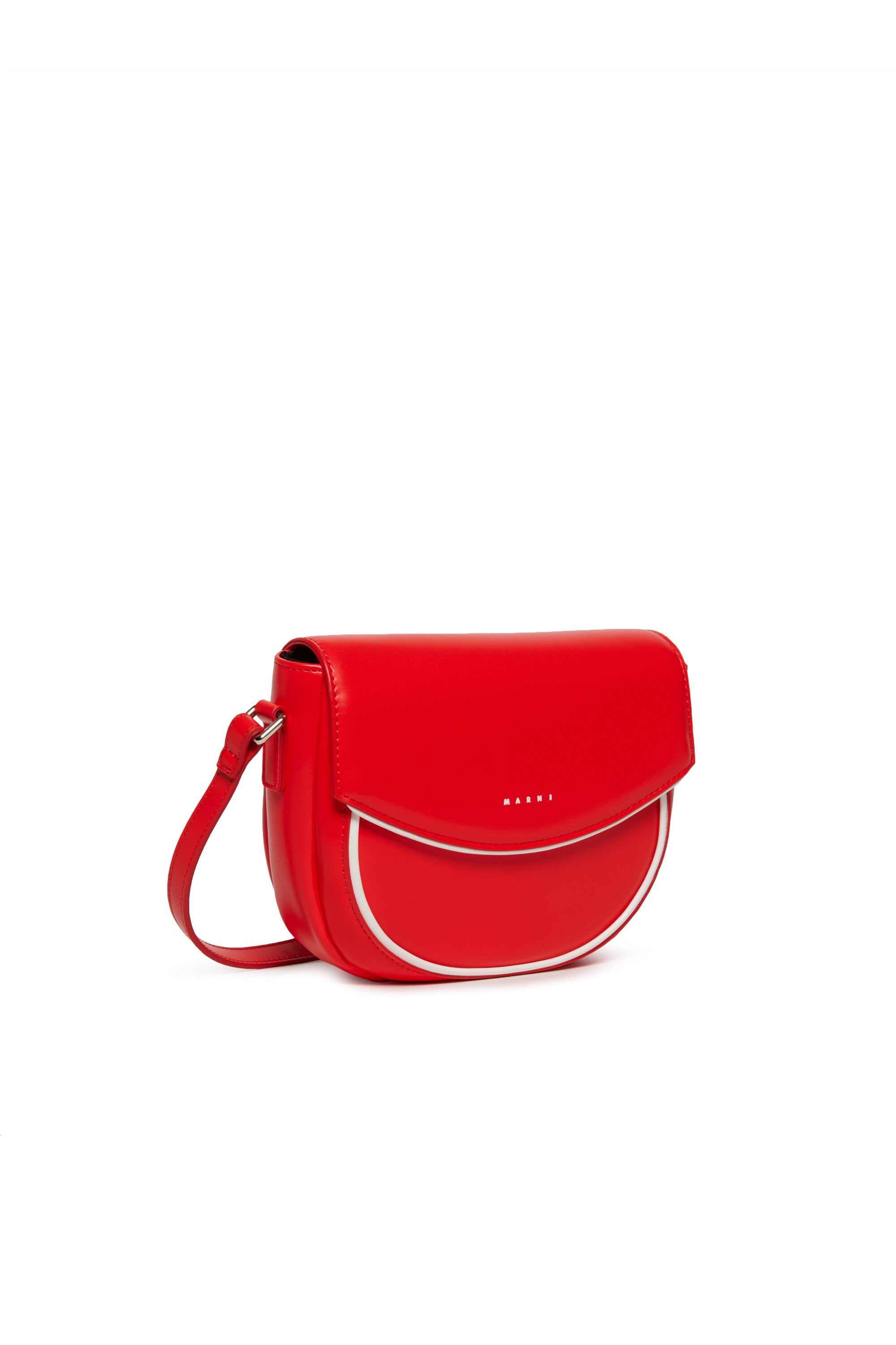 Smile Bag in coated fabric with shoulder strap