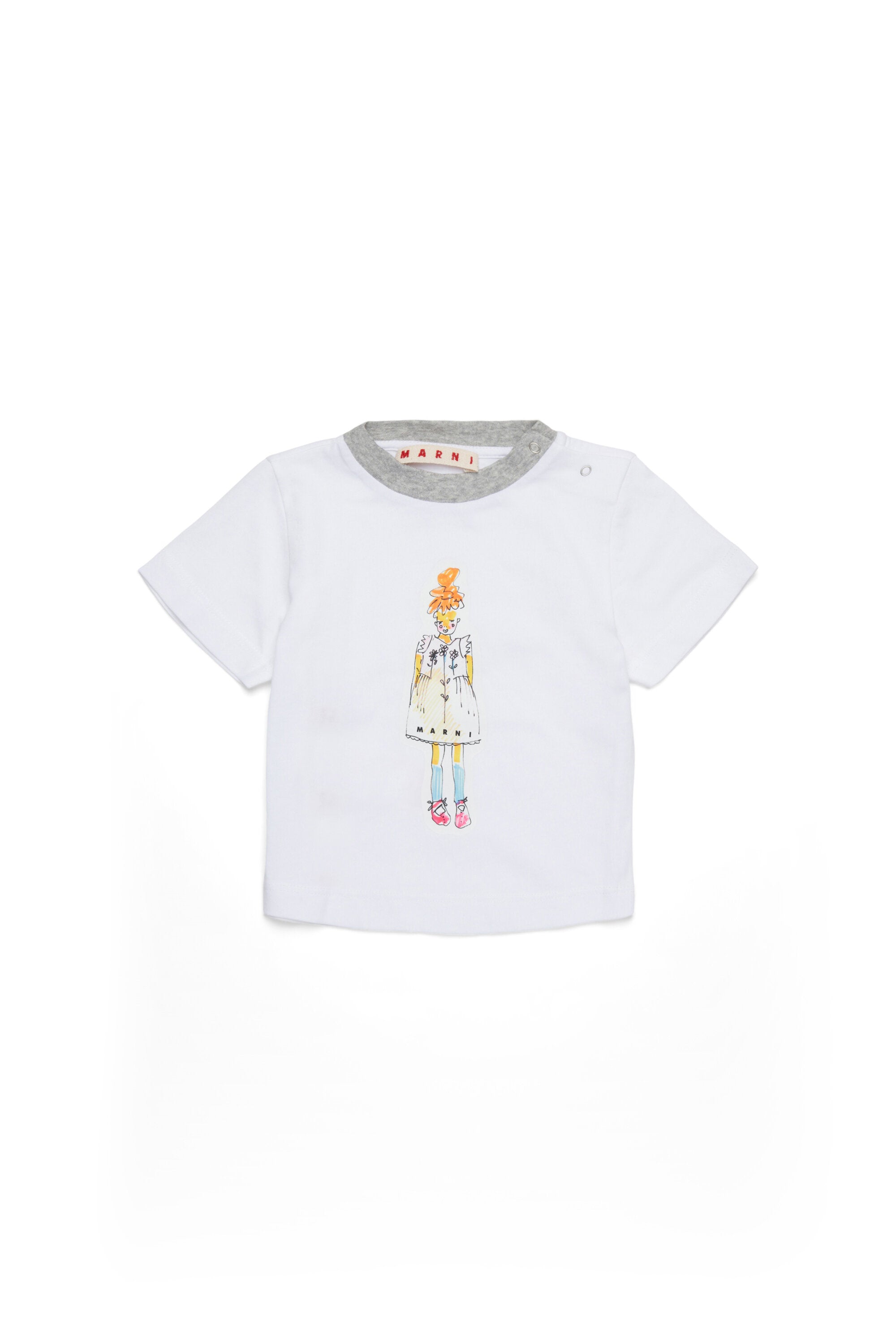 T-shirt with doll print