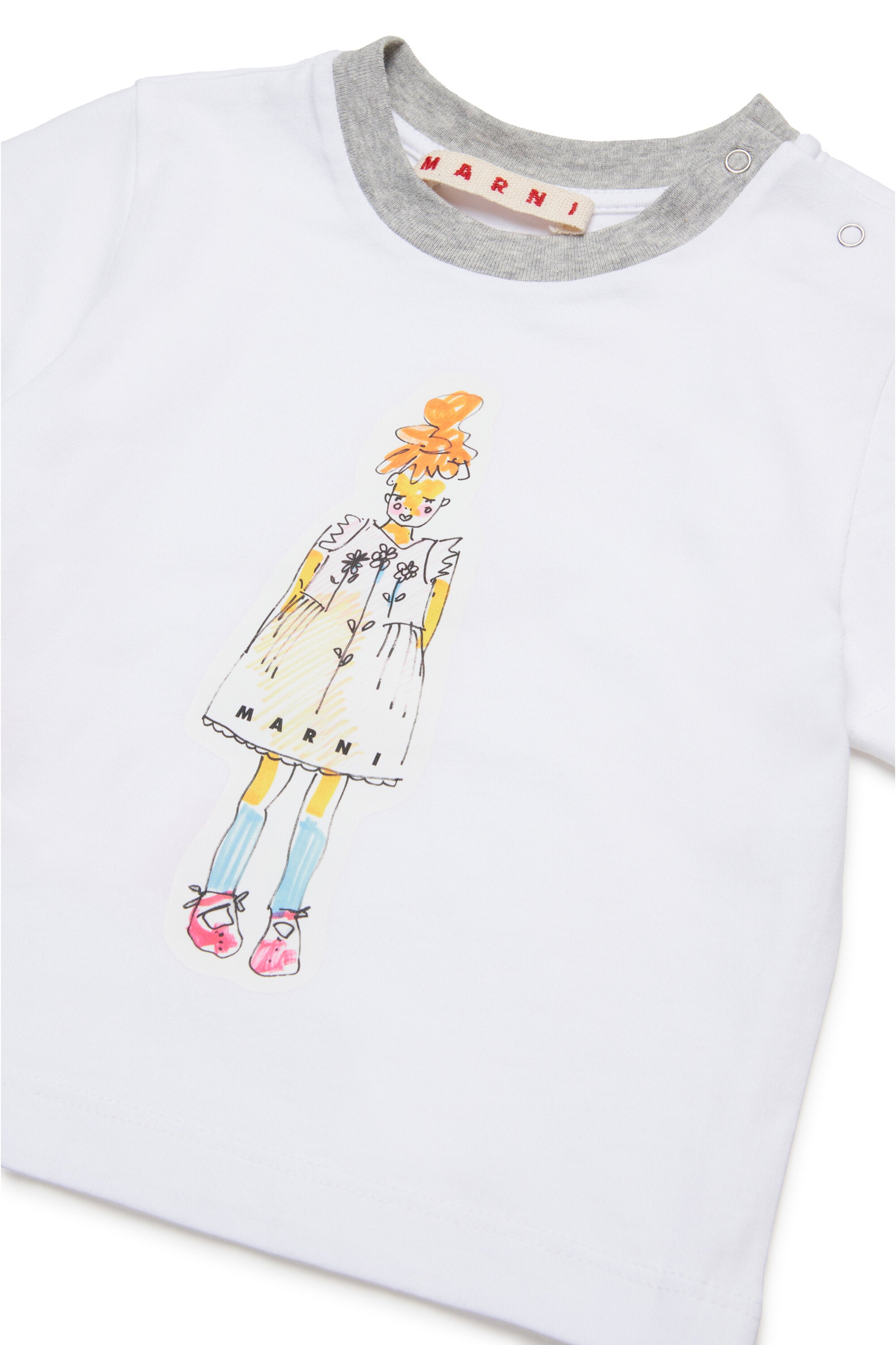 T-shirt with doll print