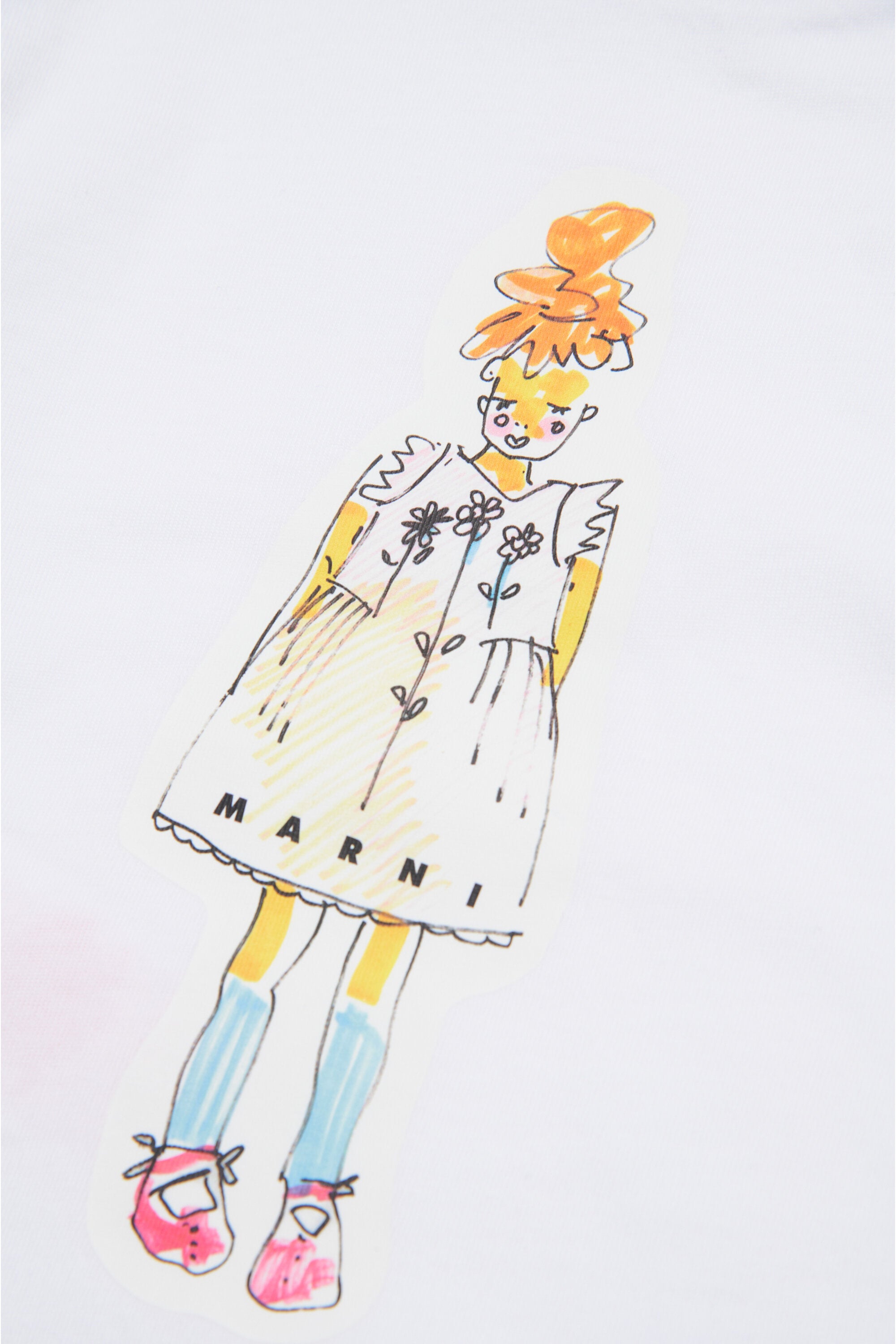 T-shirt with doll print