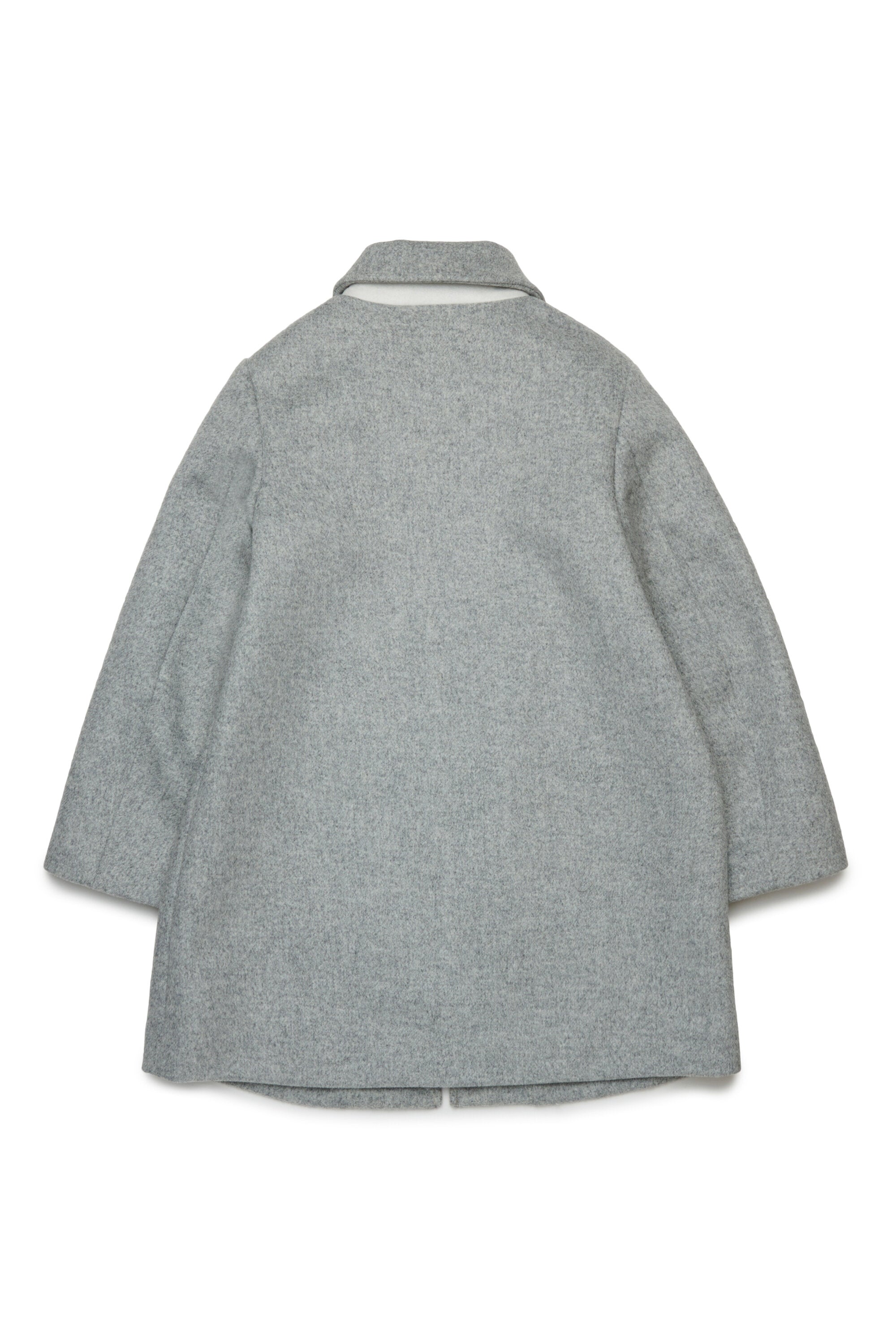 Cloth long coat with logo