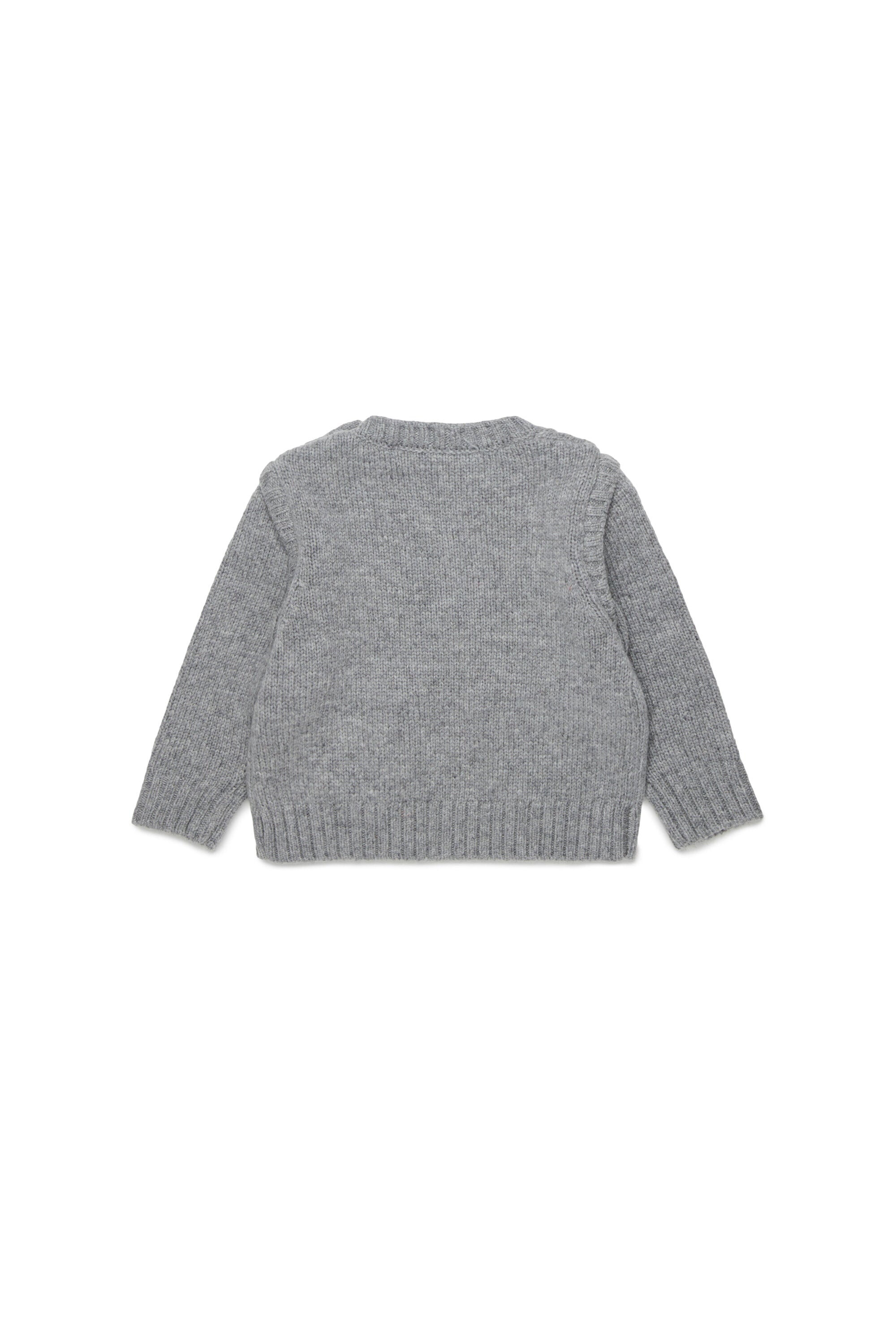 Wool-blend pullover with small pockets