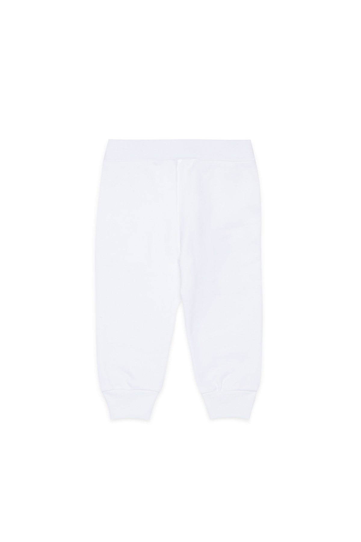 Fleece jogger pants with logo