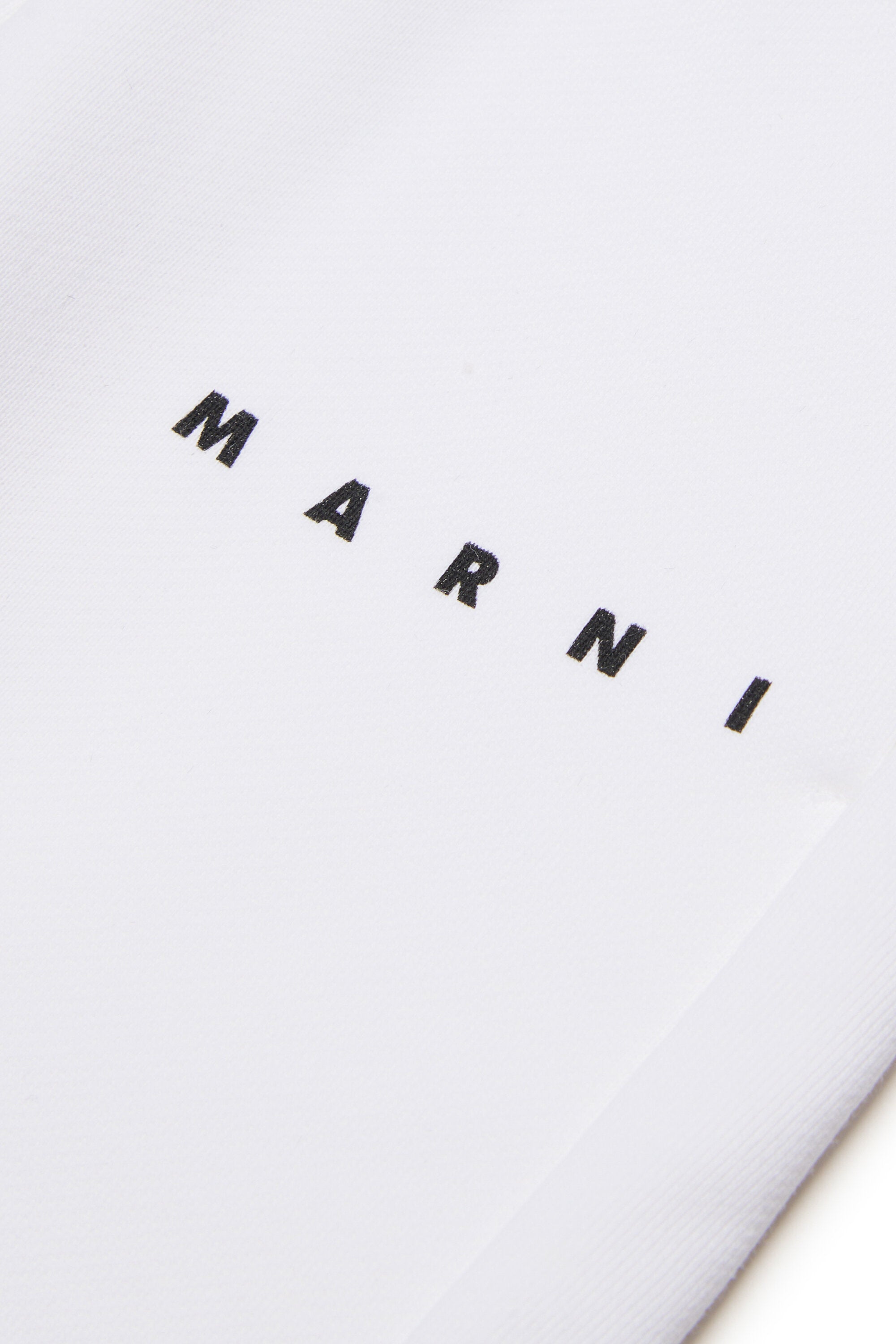 Fleece jogger pants with logo