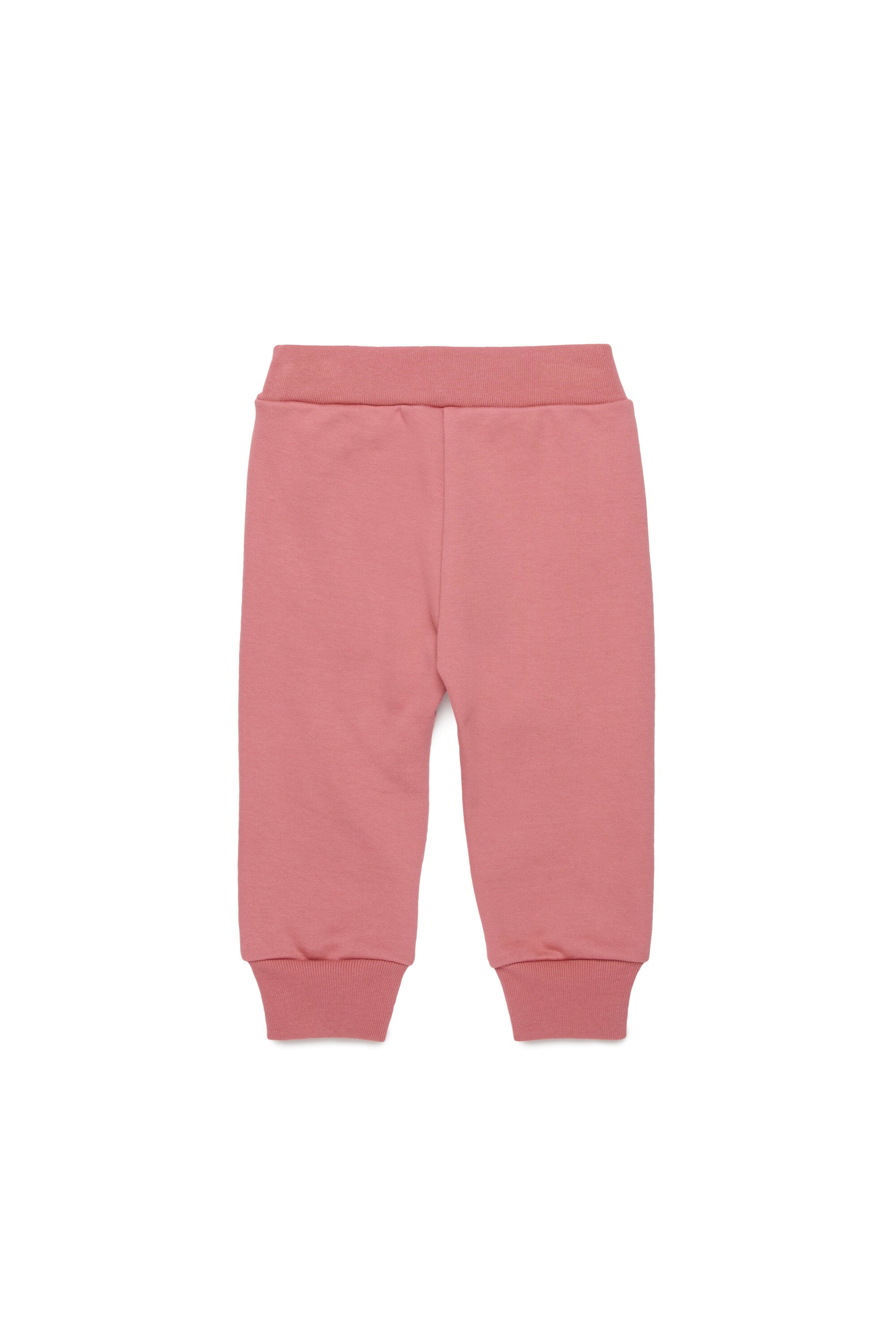 Fleece jogger pants with logo
