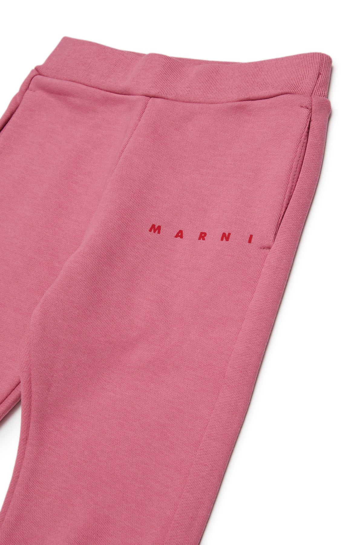 Fleece jogger pants with logo